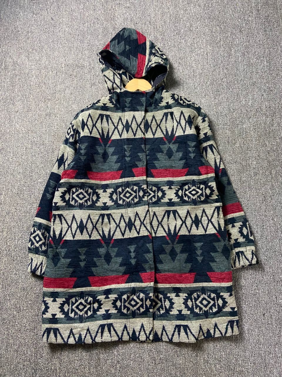 Japanese Brand VEVELKA Aztec Navajo Patterned Jacket (201) Size US S / EU 44-46 / 1 - 1 Thumbnail