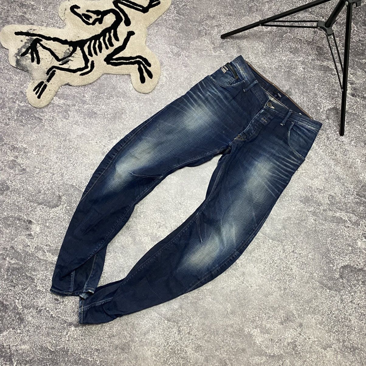 G-Star Vintage G-Star Raw Metall Logo y2k bananas denim jeans Size US 34 / EU 50 - 2 Thumbnail