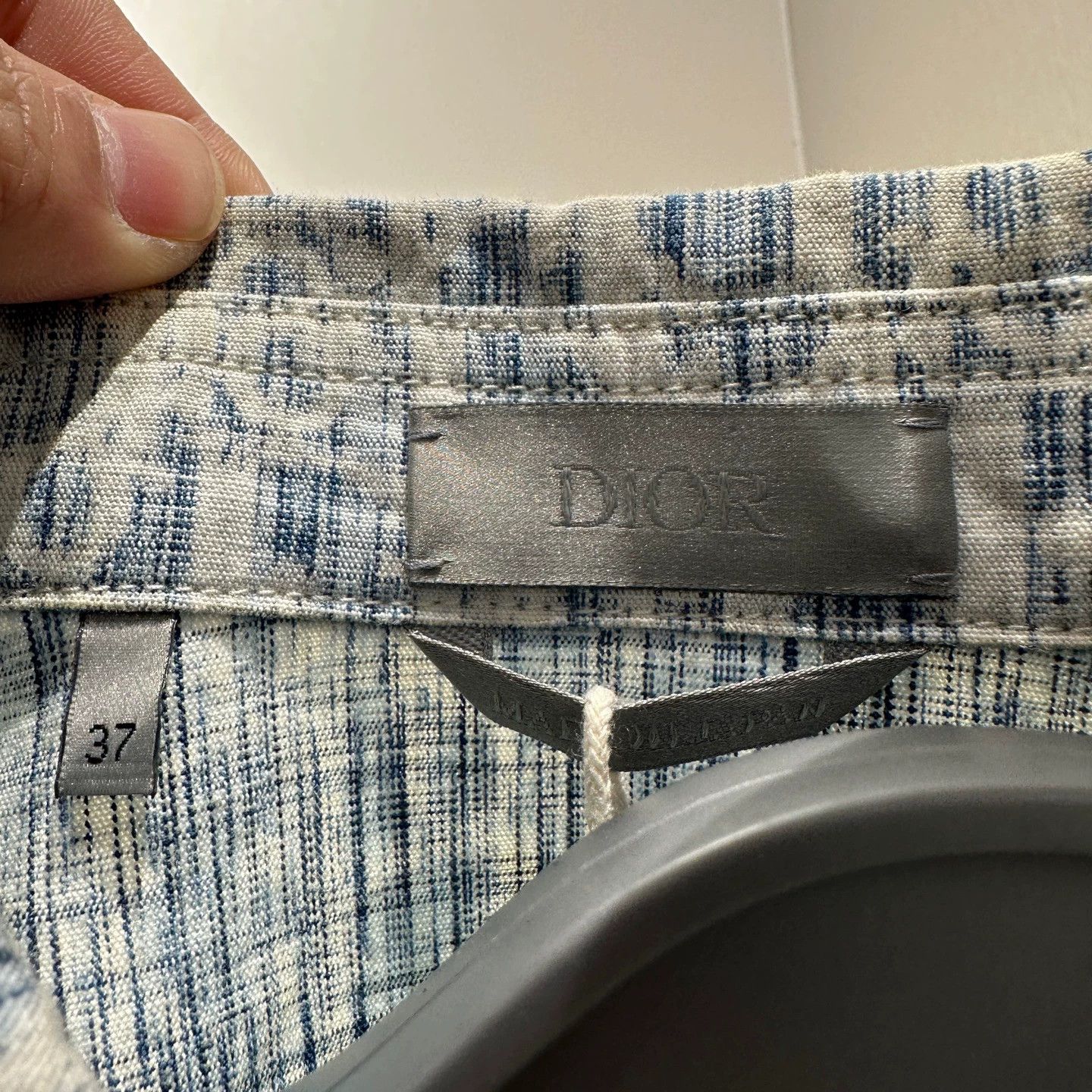 Dior Dior feb241 all over Oblique print long sleeve shirt 37 Size US S / EU 44-46 / 1 - 3 Thumbnail