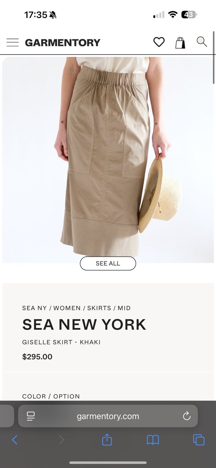 Sea New York Sea New York Giselle Skirt Size 28" / US 6 / IT 42 - 14 Thumbnail