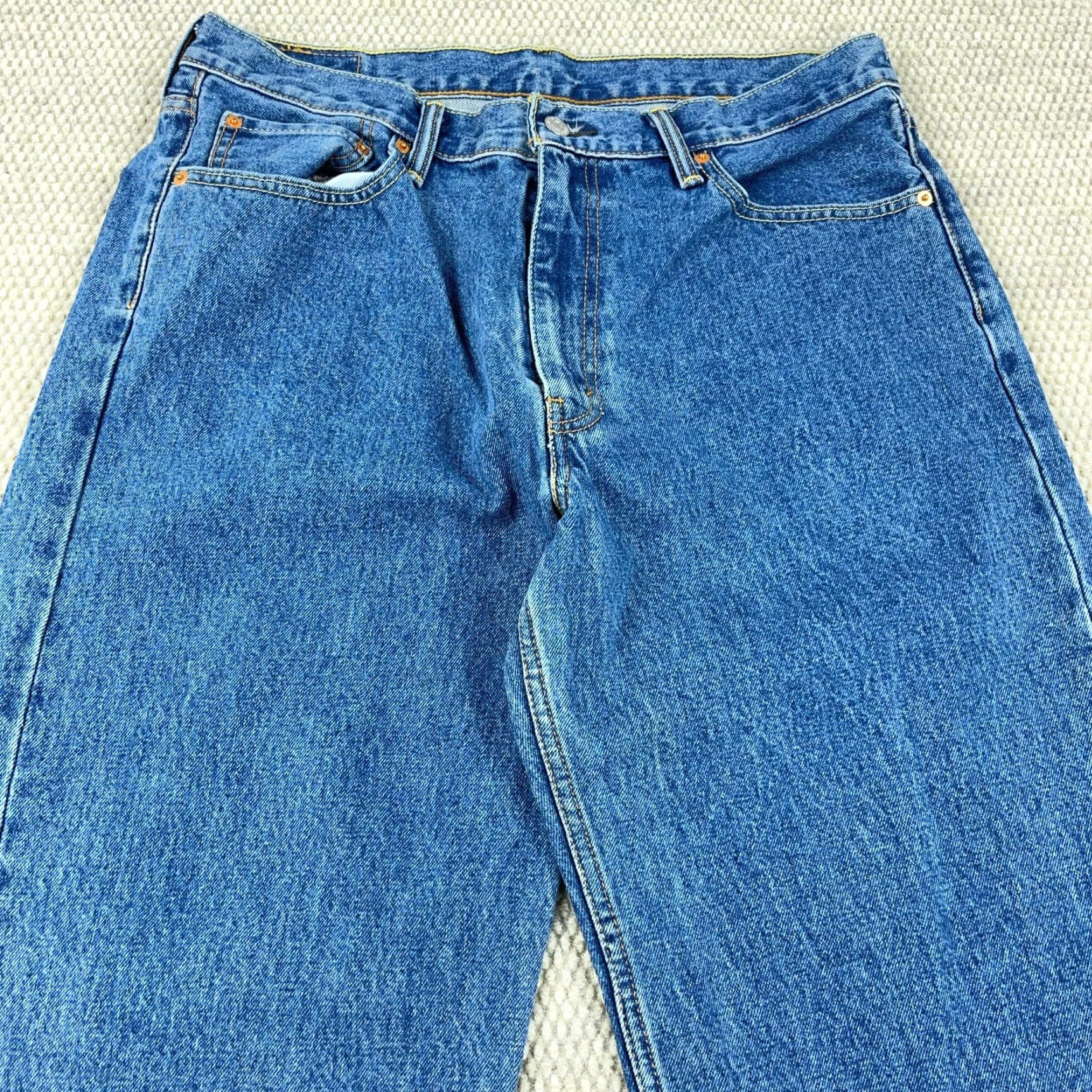 Levi's Levi's 550 Jeans Men 36x32 Relaxed Fit Straight Leg Denim Blue 5-Pocket American Classic 90s? Size US 36 / EU 52 - 5 Thumbnail
