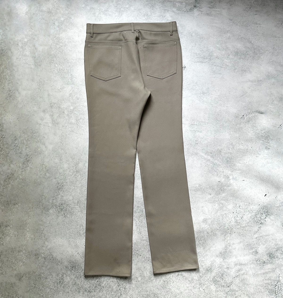 Maison Margiela RUNWAY FW18 Techno Gabardine Flared Trousers Size US 33 - 3 Thumbnail
