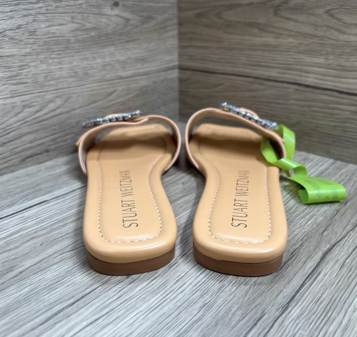 Stuart Weitzman Stuart Weitzman Crystal Slide Sandals J41 Size US 7 / IT 37 - 5 Thumbnail
