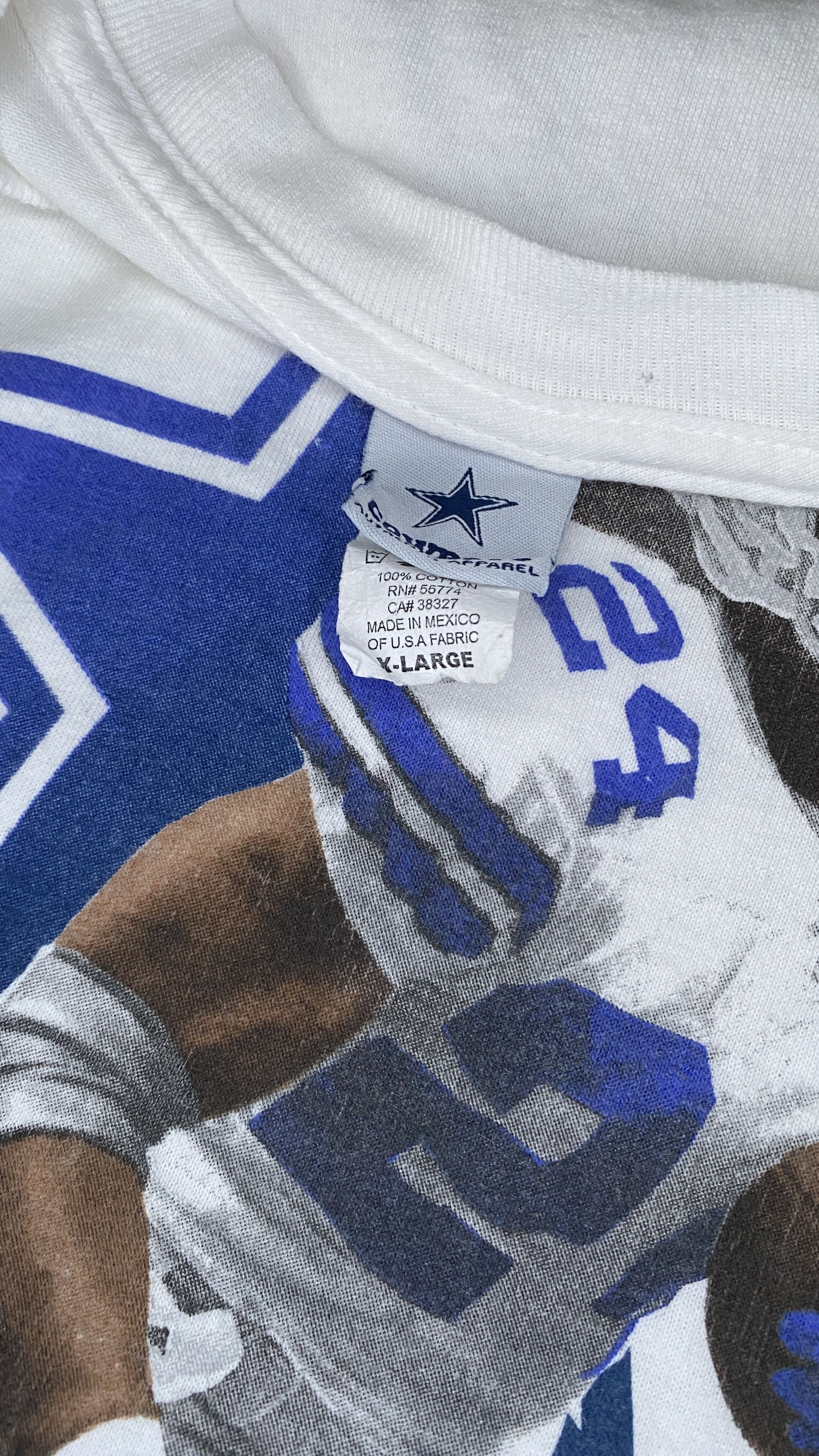 NFL Vintage Marion Barber Cowboys The Barbarian T-Shirt Size US XL / EU 56 / 4 - 4 Thumbnail