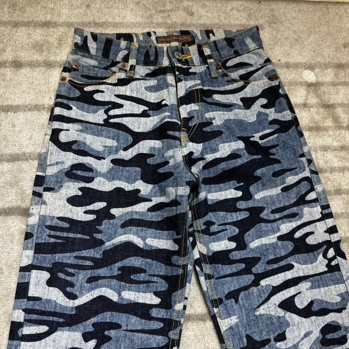 Hysteric Glamour 90s Ozone Community Hysteric Glamour Camo Denim Jeans Size 24" / US 00 / IT 34 - 2 Thumbnail