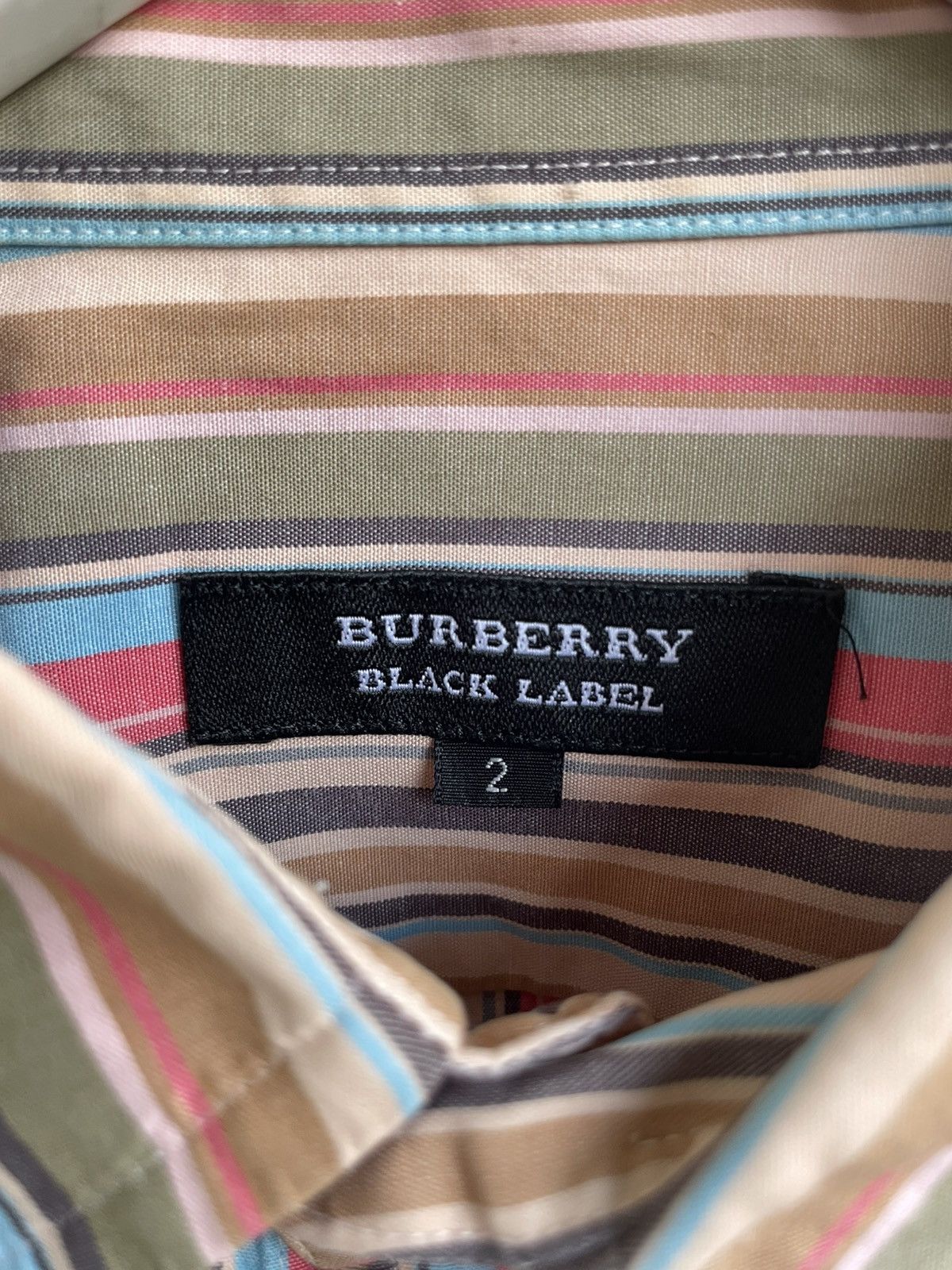 Burberry 2000s Burberry Stripe Multi Color Shirt Novacheck Hysteric Size US L / EU 52-54 / 3 - 6 Thumbnail