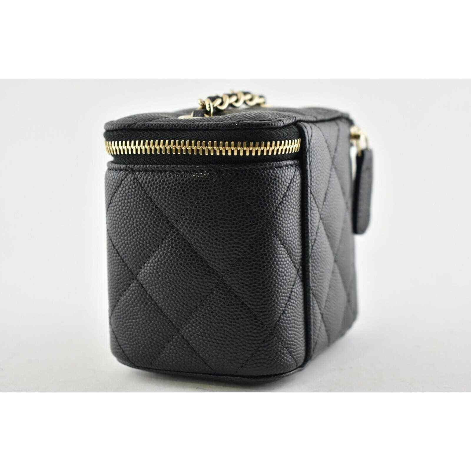 Chanel Chanel Mini Vanity Classic Chain Gold Shoulder Crossbody Bag Size ONE SIZE - 8 Thumbnail