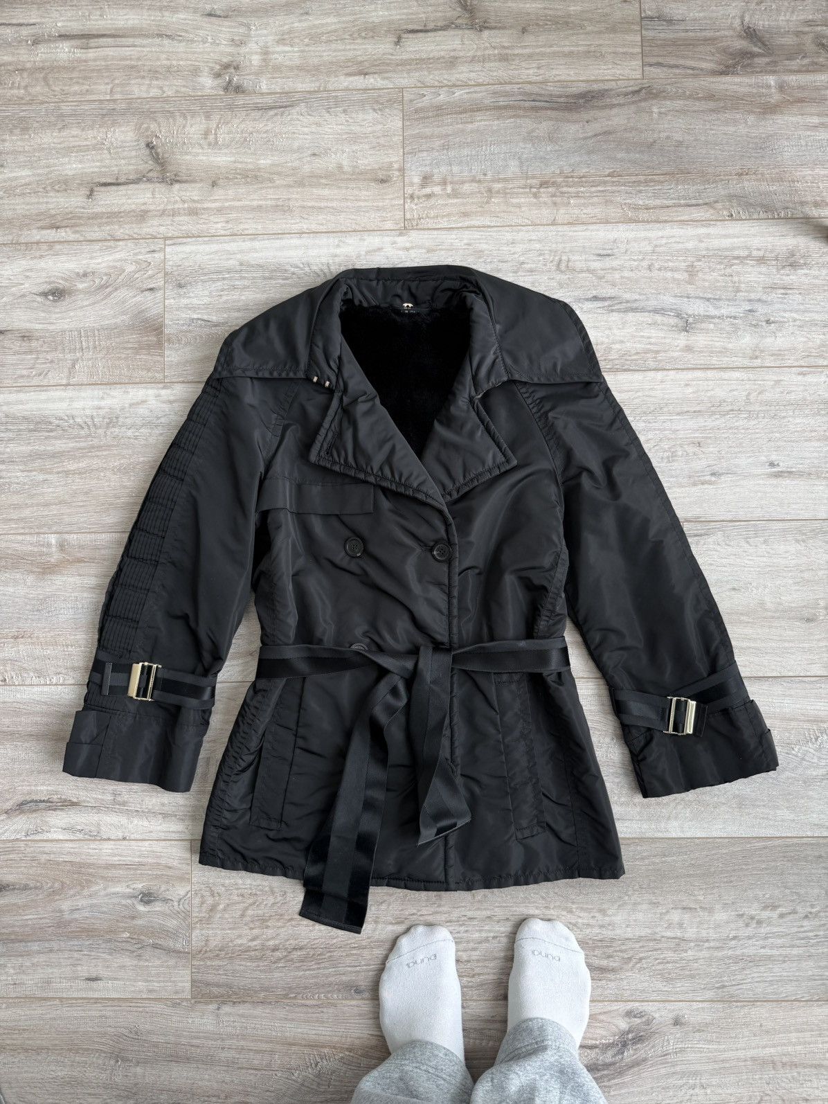 Gucci GUCCI By Tom Ford Era FW 2001 Fur Rabbit Coat Belted Size M / US 6-8 / IT 42-44 - 12 Thumbnail