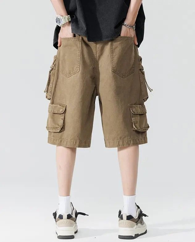 Japanese Brand × Jean Beige Cargo Shorts Size US 34 / EU 50 - 2 Thumbnail