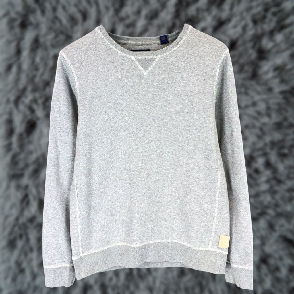Scotch & Soda SCOTCH & SODA Sweatshirt Men's M Pullover Crew Neck Melange Grey Size US M / EU 48-50 / 2 - 1 Thumbnail