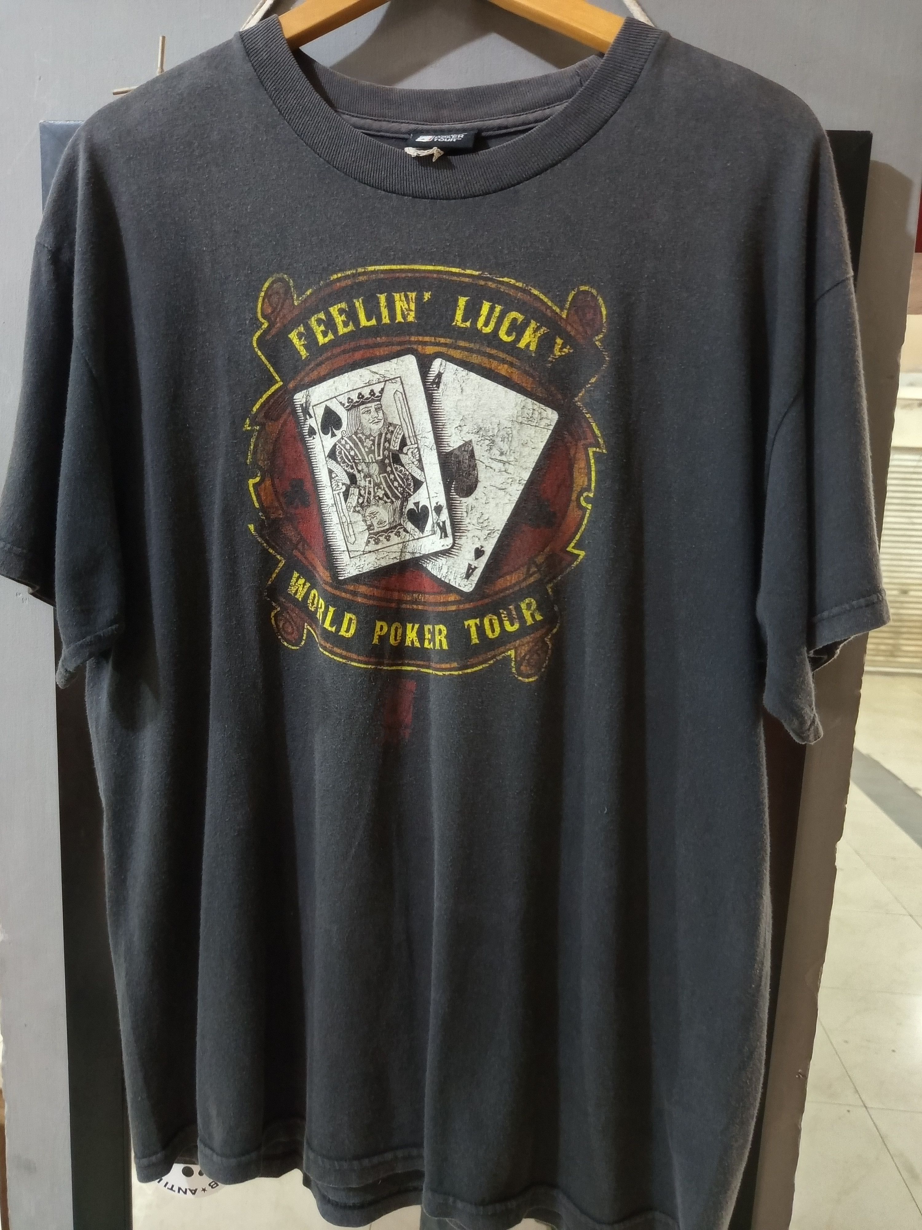 Other Y2K World Poker Tour Feelin’ Lucky Tee Size US L / EU 52-54 / 3 - 2 Thumbnail