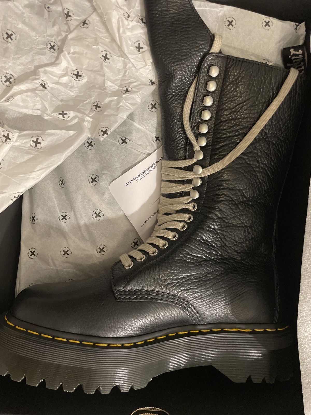 Dr. Martens Quad sole calf lenght boot RickxMartens Size US 10 / EU 43 - 4 Thumbnail