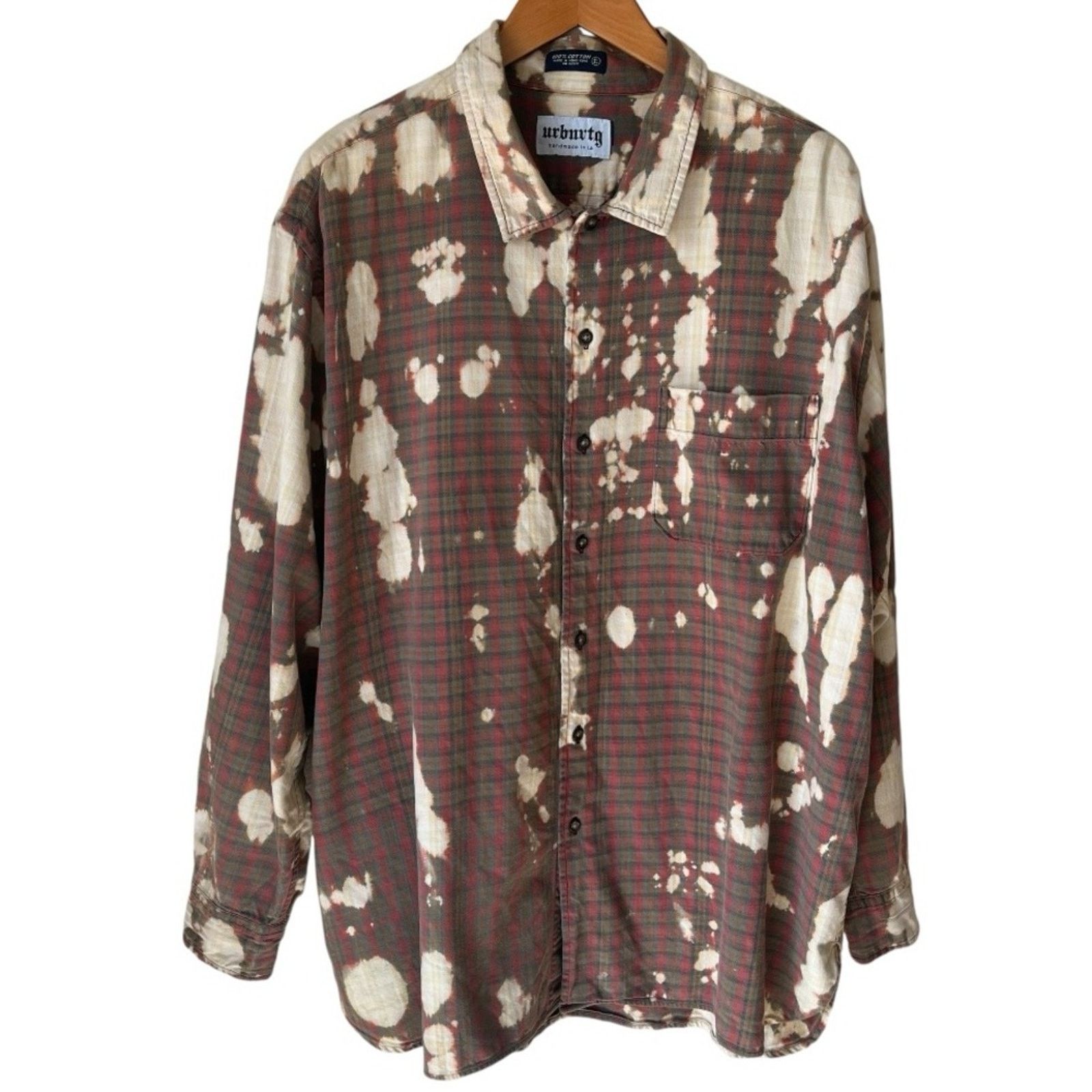 Other Urbnvtg Re-worked Pac Biggie Distressed Flannel Men's shirt Size US XL / EU 56 / 4 - 2 Thumbnail