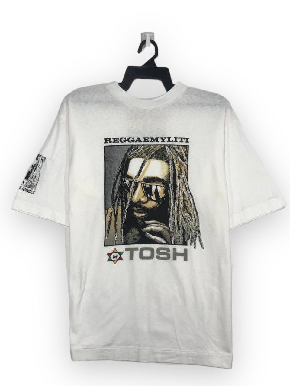 Band Tees × Vintage Vintage Peter Tosh Jamaican Reggae Reggae-Mylitis Size US L / EU 52-54 / 3 - 1 Thumbnail