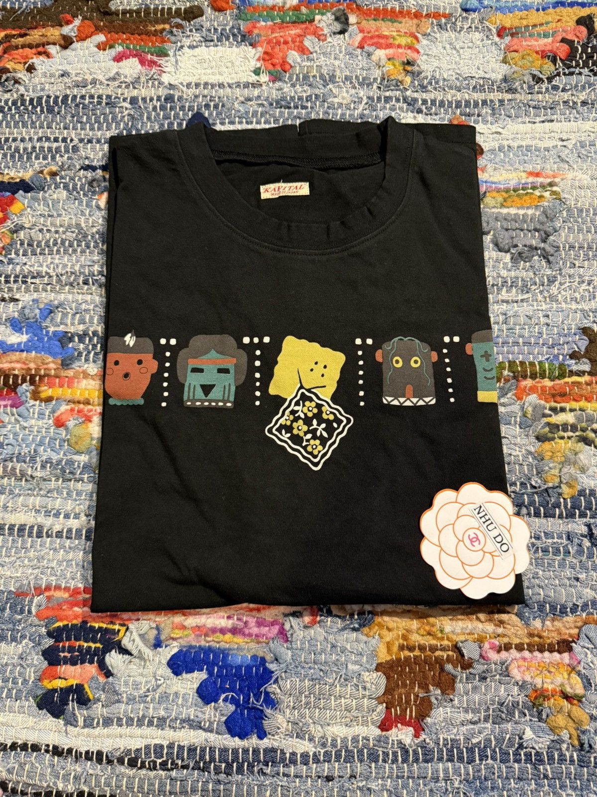 Kapital kapital PECKISH & Kachina Crew T-shirt size L Size US L / EU 52-54 / 3 - 1 Thumbnail