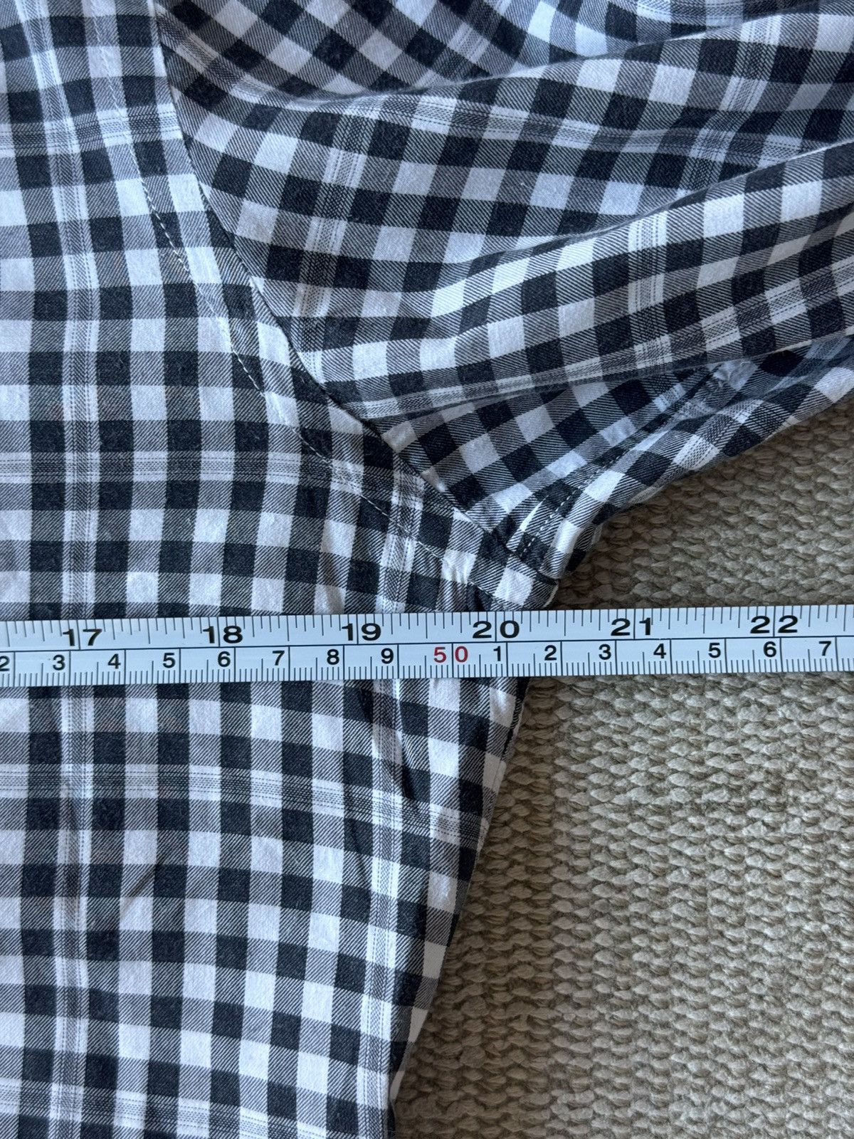 Tom Ford TOM FORD black and white plaid button down shirt 38/15 Size US S / EU 44-46 / 1 - 8 Thumbnail