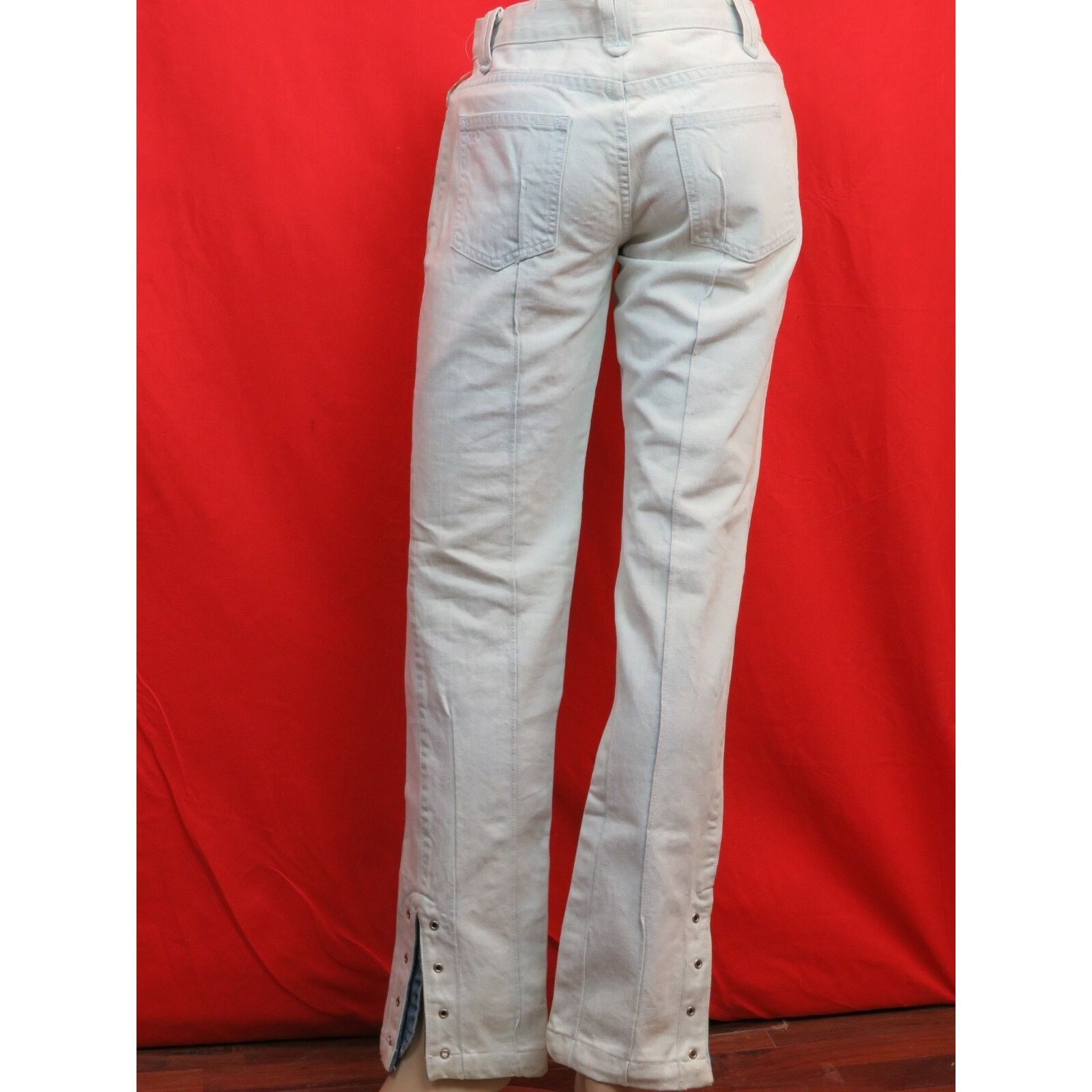 Marc Jacobs MARC JACOBS LIGHT STRAIGHT LEG DENIM COTTON PANTS JEANS 6 Size 28" / US 6 / IT 42 - 6 Thumbnail