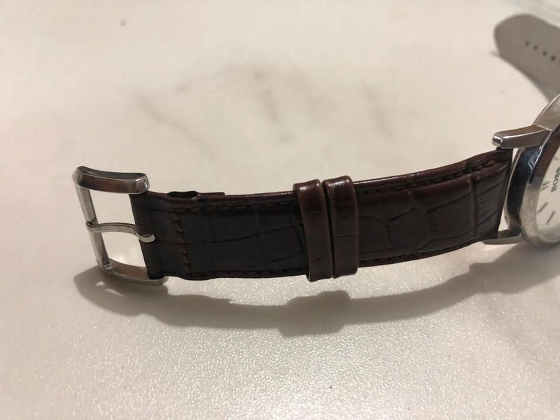 Designer Boss watch brown leather strap watch Size ONE SIZE - 6 Thumbnail