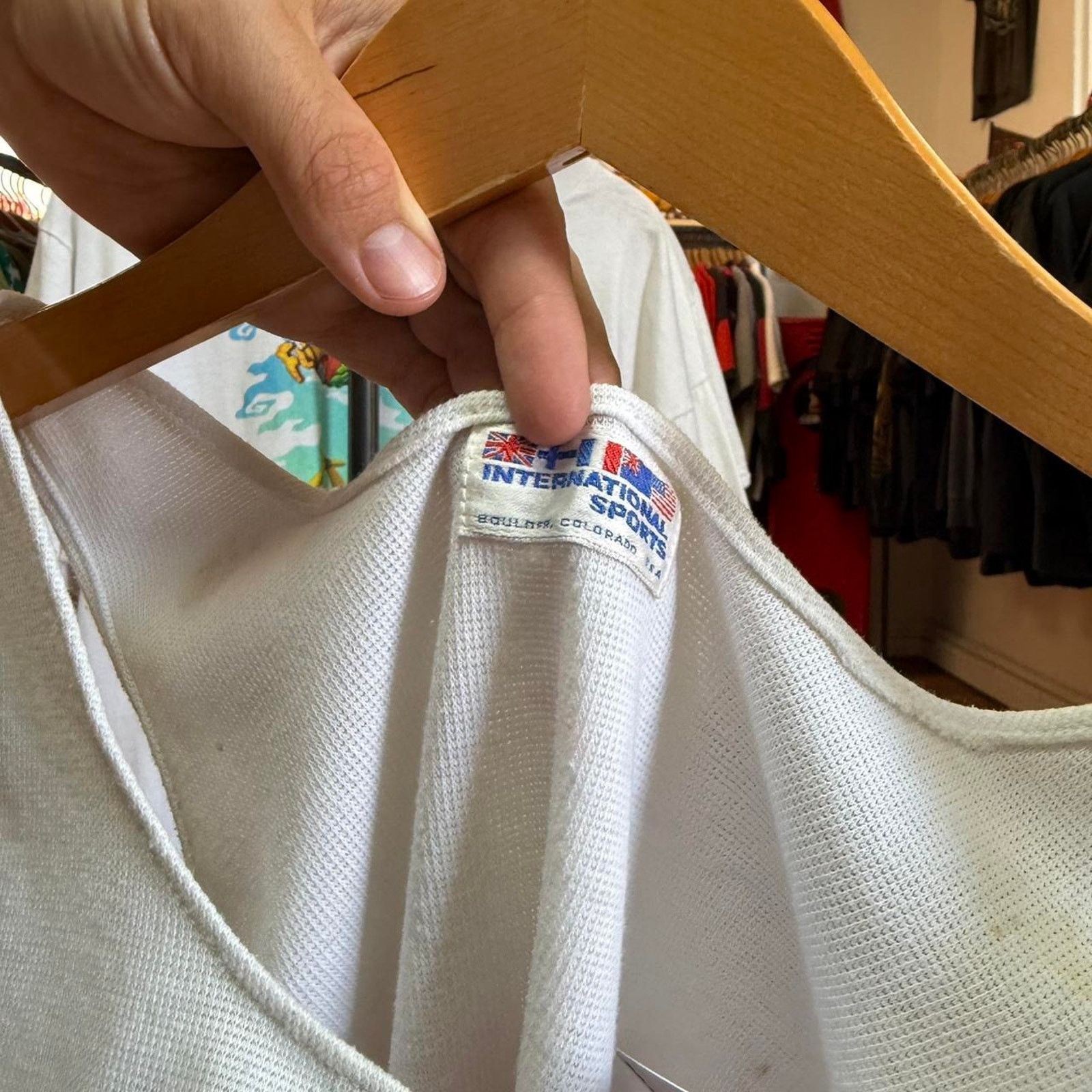Reebok × Vintage Vintage 80s Reebok England Flag Tank Top Size L / US 10 / IT 46 - 5 Thumbnail