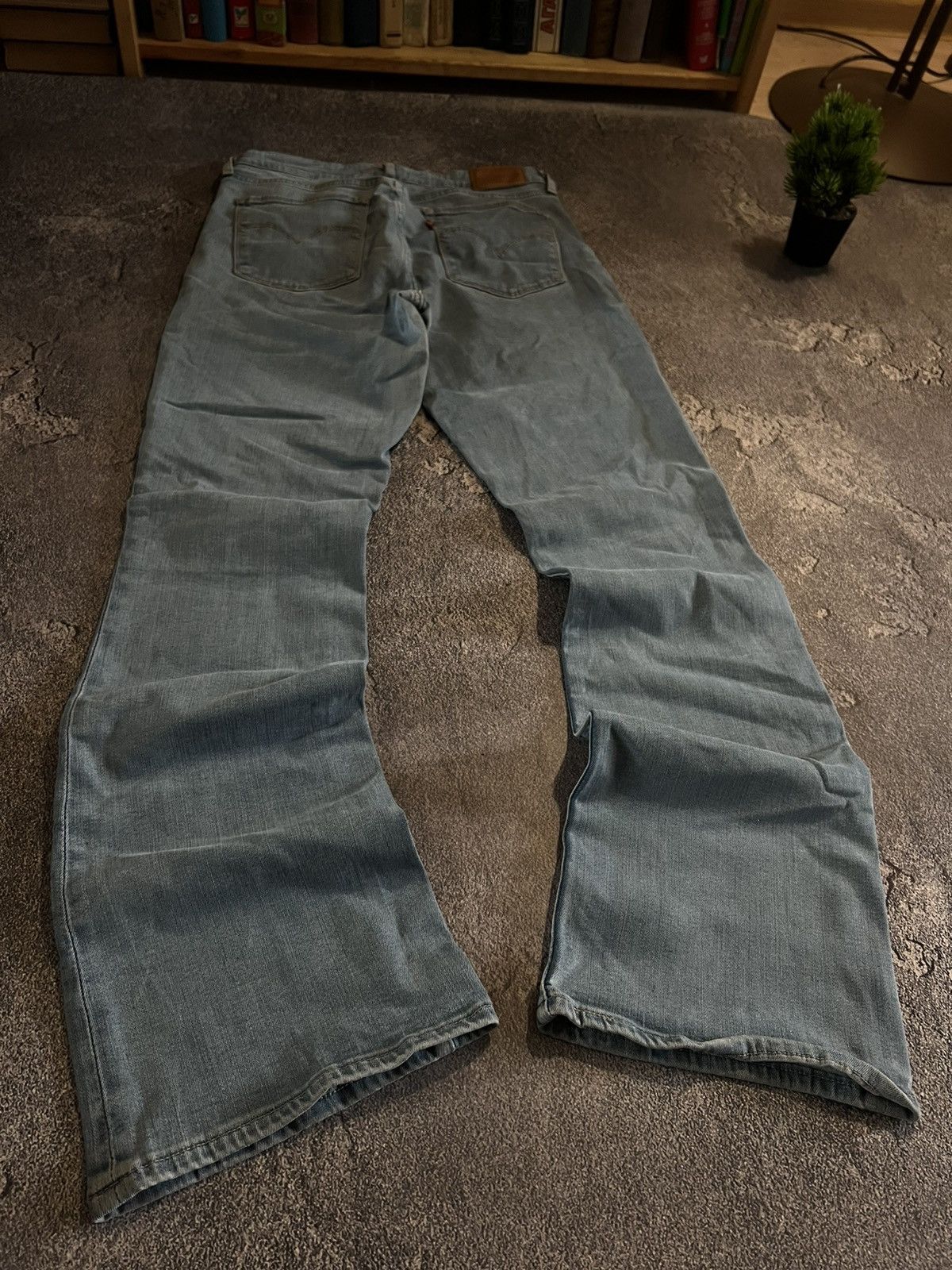 Vintage RARE Flared Vintage Levis / Y2K Light Glamour Style 90s Size US 30 / EU 46 - 3 Thumbnail
