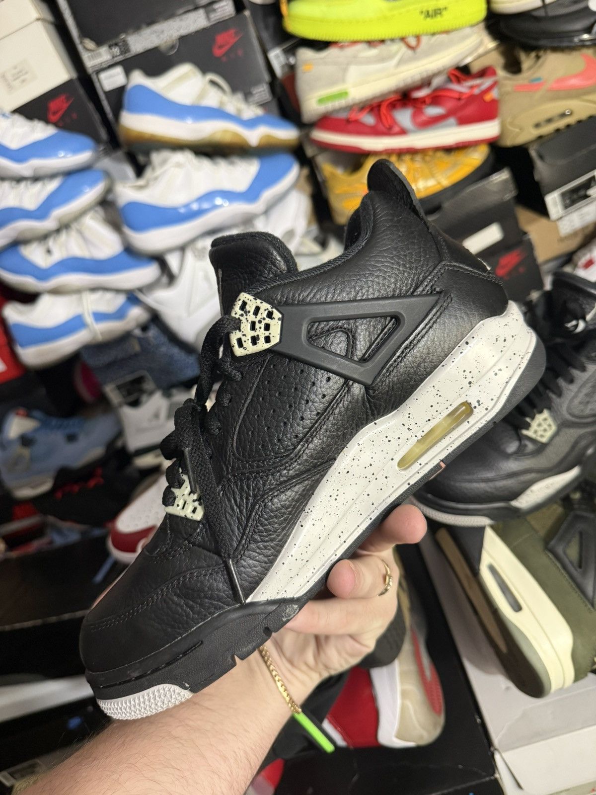 Jordan Brand Jordan retro 4 oreo sz 9.5 Size US 9.5 / EU 42-43 - 3 Thumbnail