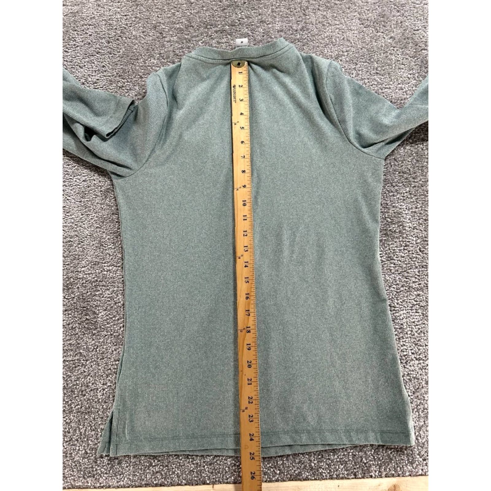 Athleta Athleta Shirt Womens Medium Blue Yoga Henley Size M / US 6-8 / IT 42-44 - 7 Thumbnail