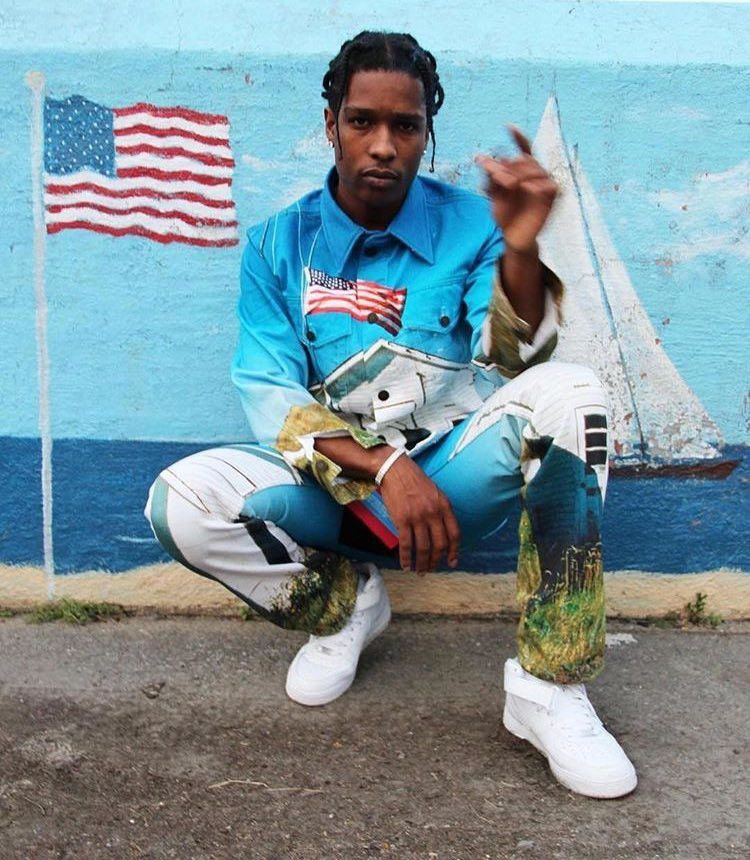 Calvin Klein 205W39NYC FW18 Calvin Klein 205w39nyc est 1975 USA Flag denim jacket Size US S / EU 44-46 / 1 - 2 Thumbnail