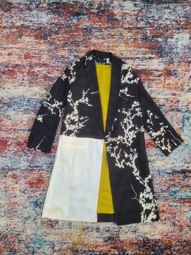 Haider Ackermann Haider Ackermann Silk Embroidered Coat-2506 Size XL / US 12-14 / IT 48-50 - 2 Thumbnail