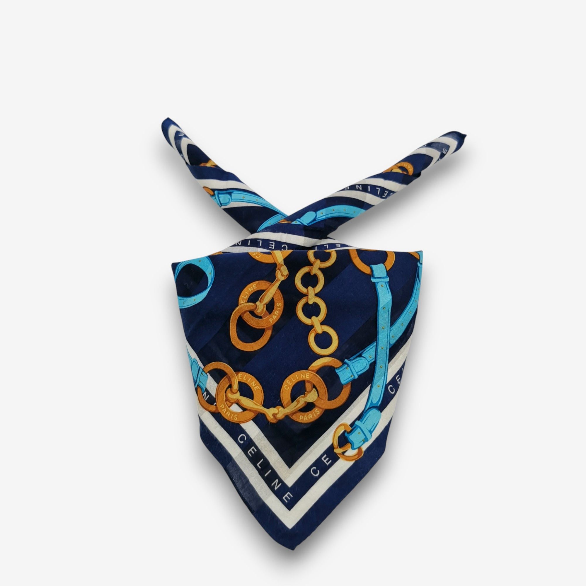 Celine Vintage Celine Paris Handkerchief Neckerchief Bandana Size ONE SIZE - 4 Thumbnail