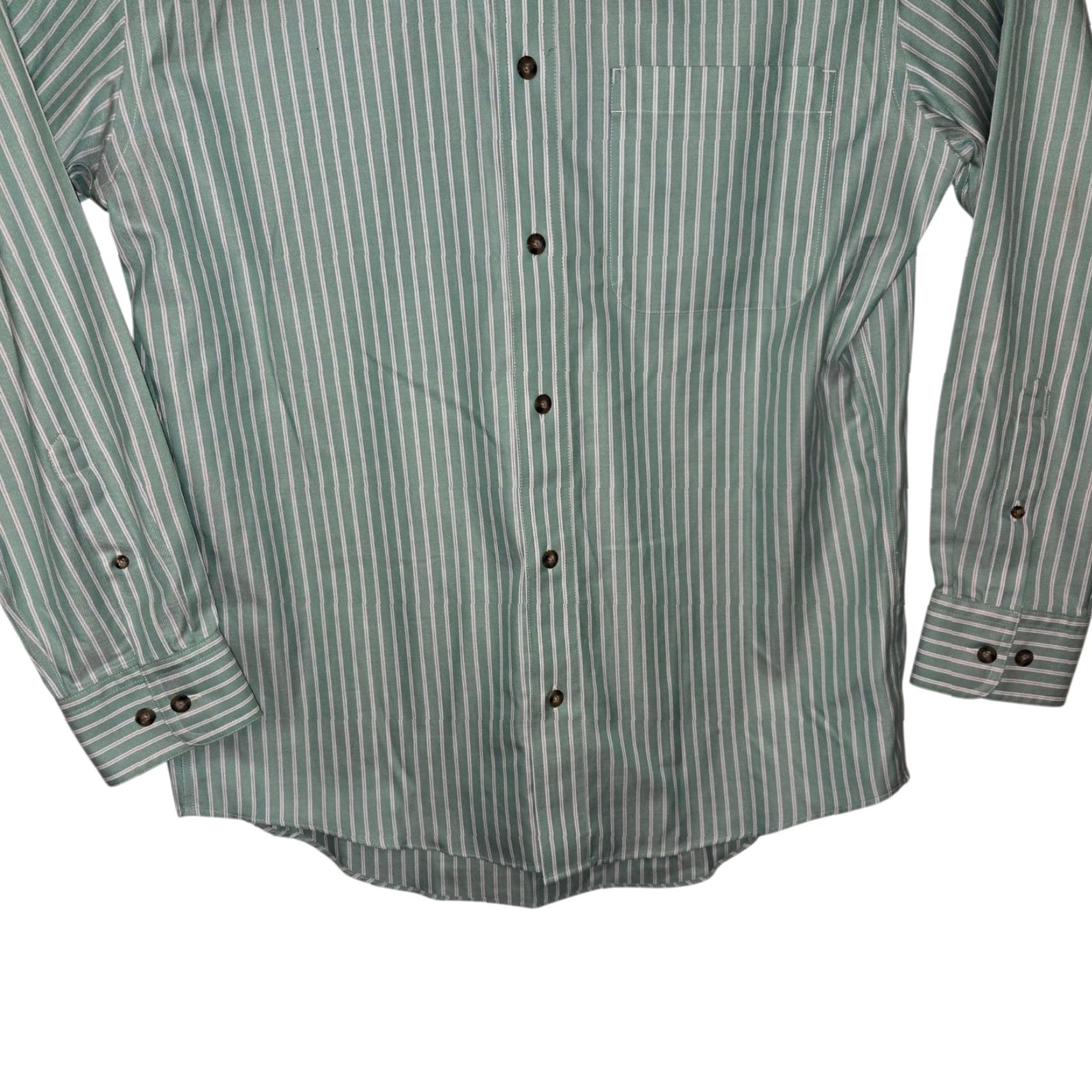 Vintage Cabela's Shirt Men M Flannel Plaid Long Sleeve Pockets Outdoor Camp NWOT Green Shirt Size US M / EU 48-50 / 2 - 2 Thumbnail