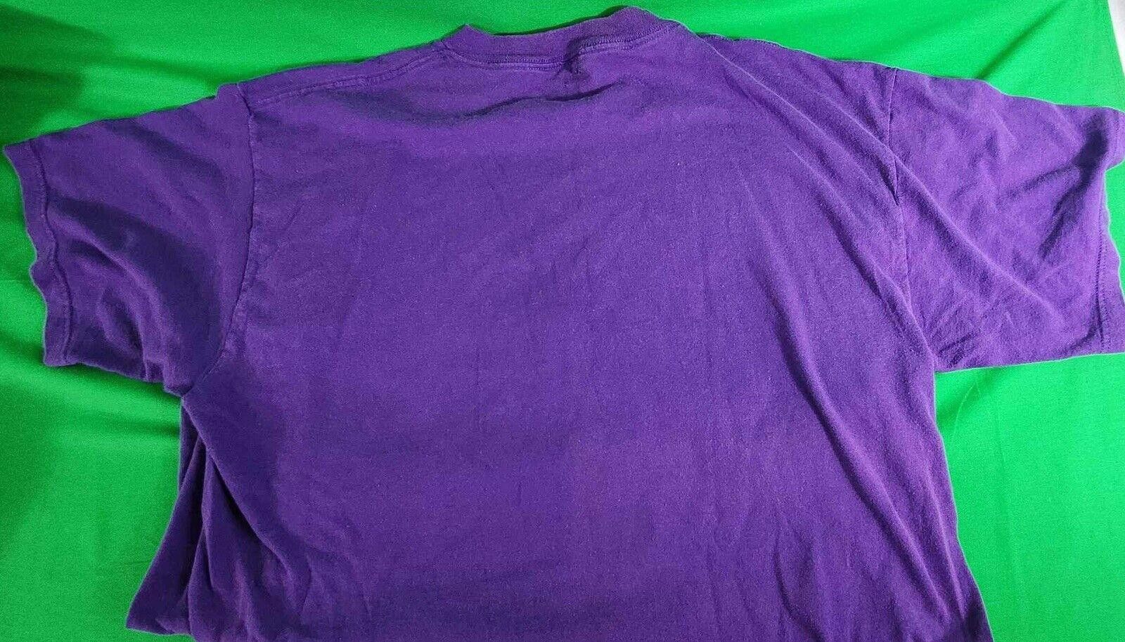The Unbranded Brand Vintage Minnesota Vikings Purple Graphic T-Shirt Size ONE SIZE - 3 Thumbnail