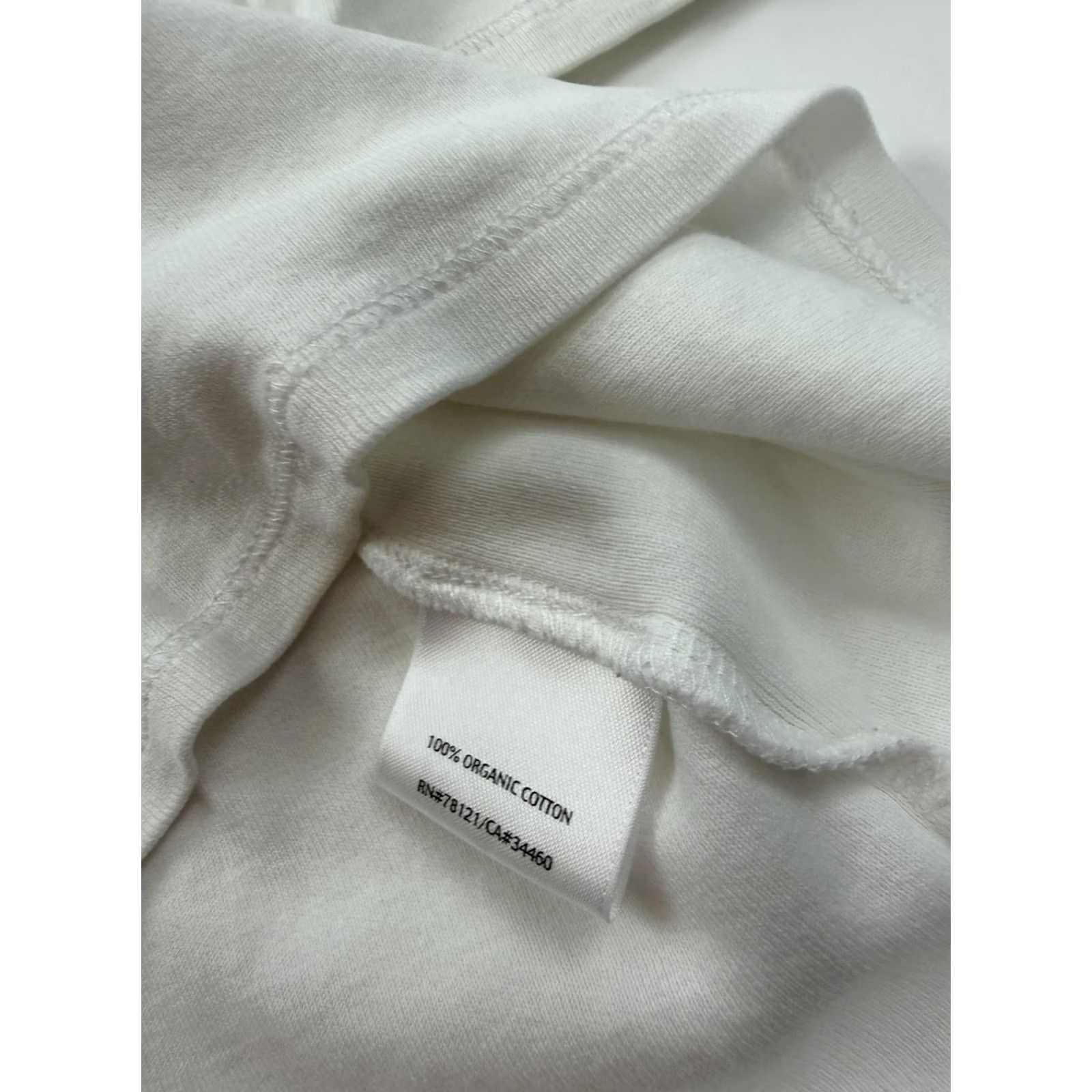 Eileen Fisher Eileen Fisher Shirt Womens S White Scoop Neck 3/4 Sleeve Organic Cotton Top Size S / US 4 / IT 40 - 4 Thumbnail