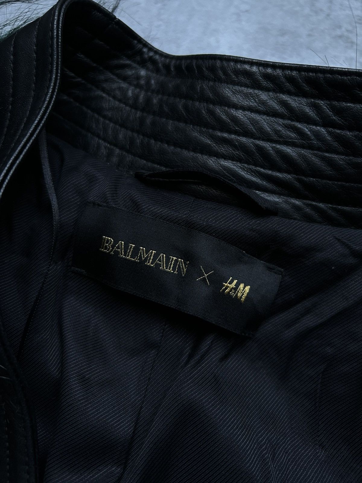 Balmain Balmain x h&m fur dark green & black Size S / US 4 / IT 40 - 4 Thumbnail
