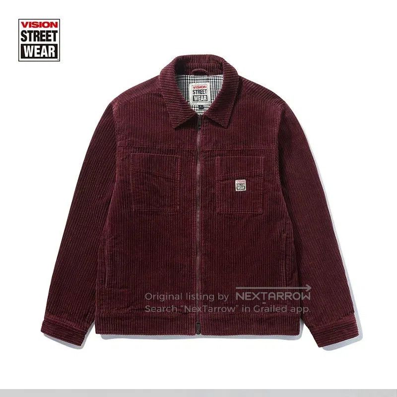 Vision Streetwear Vision Street Wear Red Corduroy Jacket Set. Size US M / EU 48-50 / 2 - 2 Thumbnail