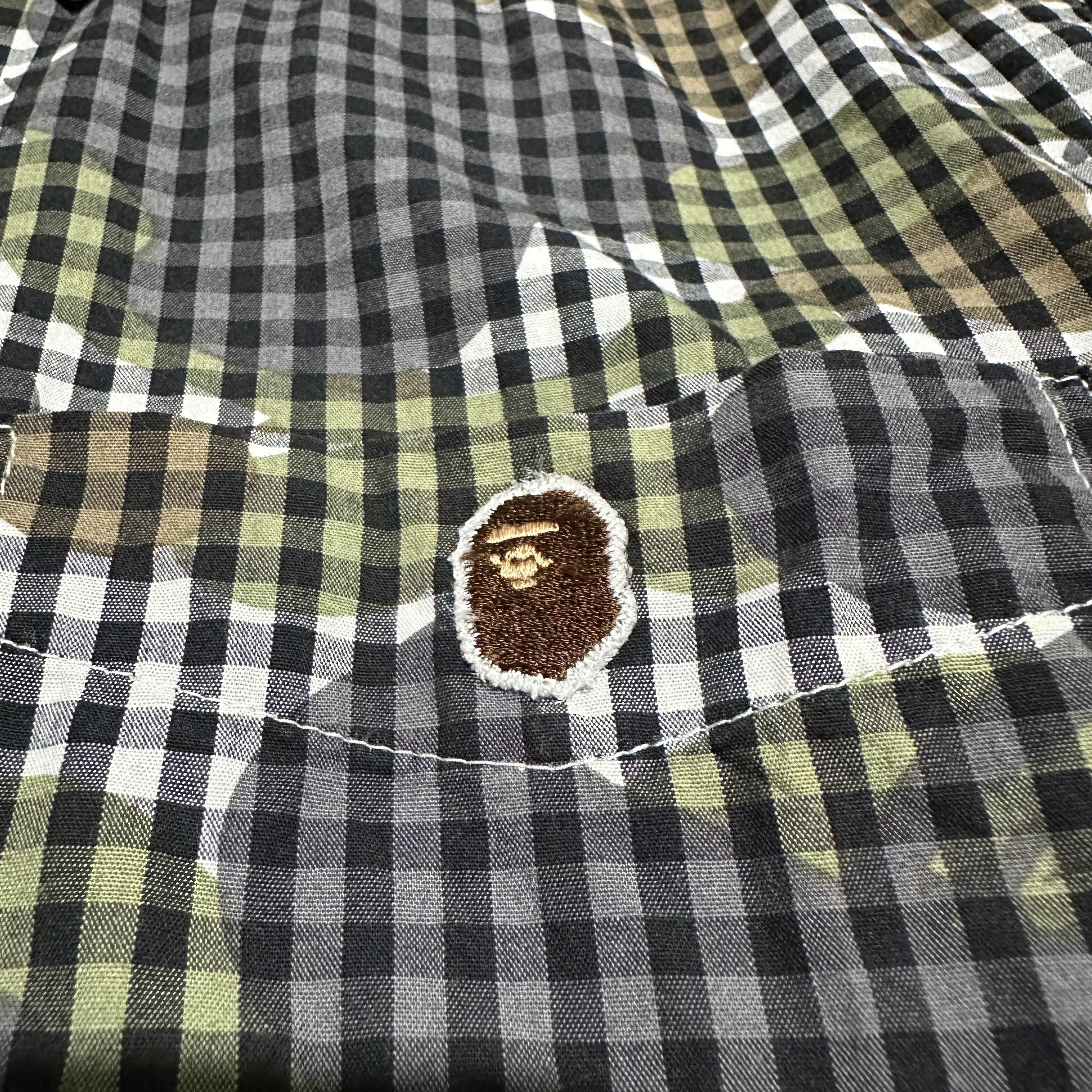 Bape Bape camo button up shirt Size US S / EU 44-46 / 1 - 3 Thumbnail