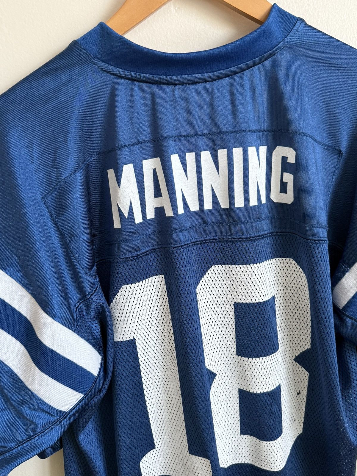 NFL Vintage Reebok NFL Peyton Manning #18 Indianapolis Jersey Size US L / EU 52-54 / 3 - 10 Thumbnail