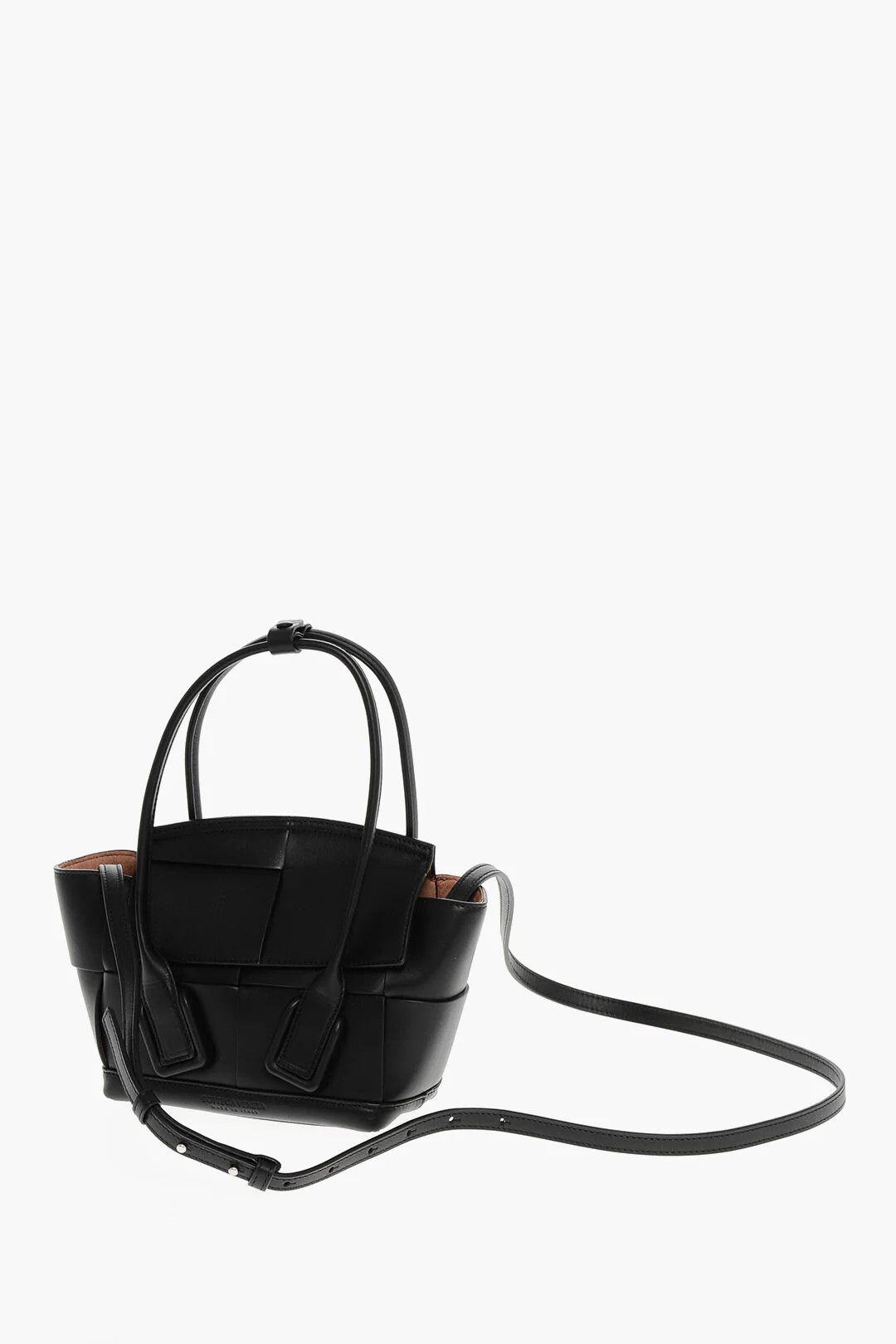 Bottega Veneta og1mm0426 Size: OS / Leather Top-Handle Bag in Black Size ONE SIZE - 4 Thumbnail
