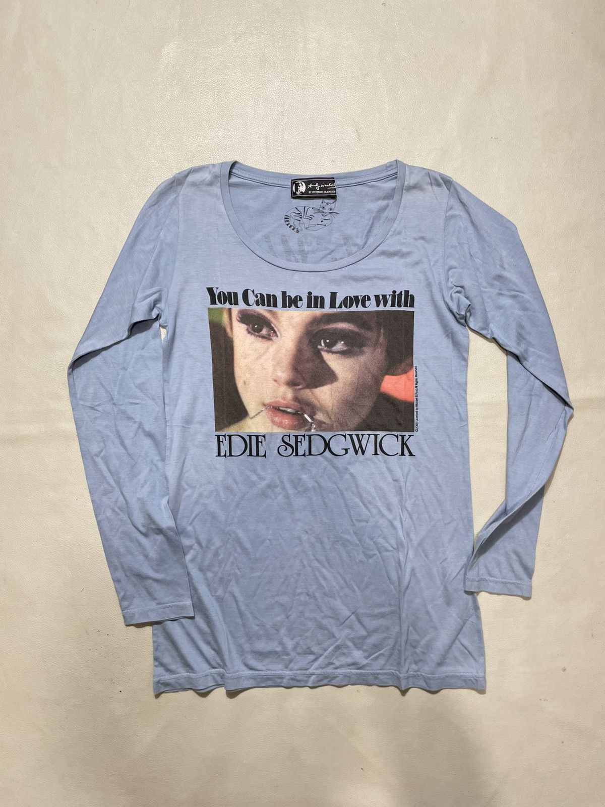 ✨00s Andy Warhol BY HYSTERIC GLAMOUR ロンt HYSTERIC GLAMOUR X Andy Warhol Chiao Manhattan Printed T