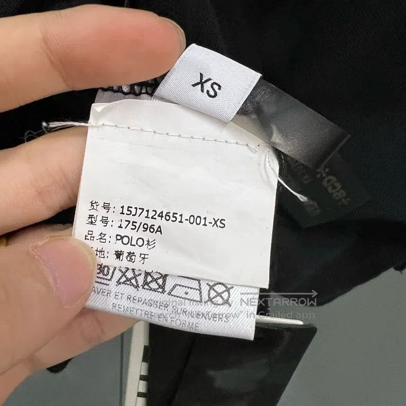 Givenchy Givenchy Black and White Patchwork Short Sleeve Polo Shirt Size US XS / EU 42 / 0 - 4 Thumbnail