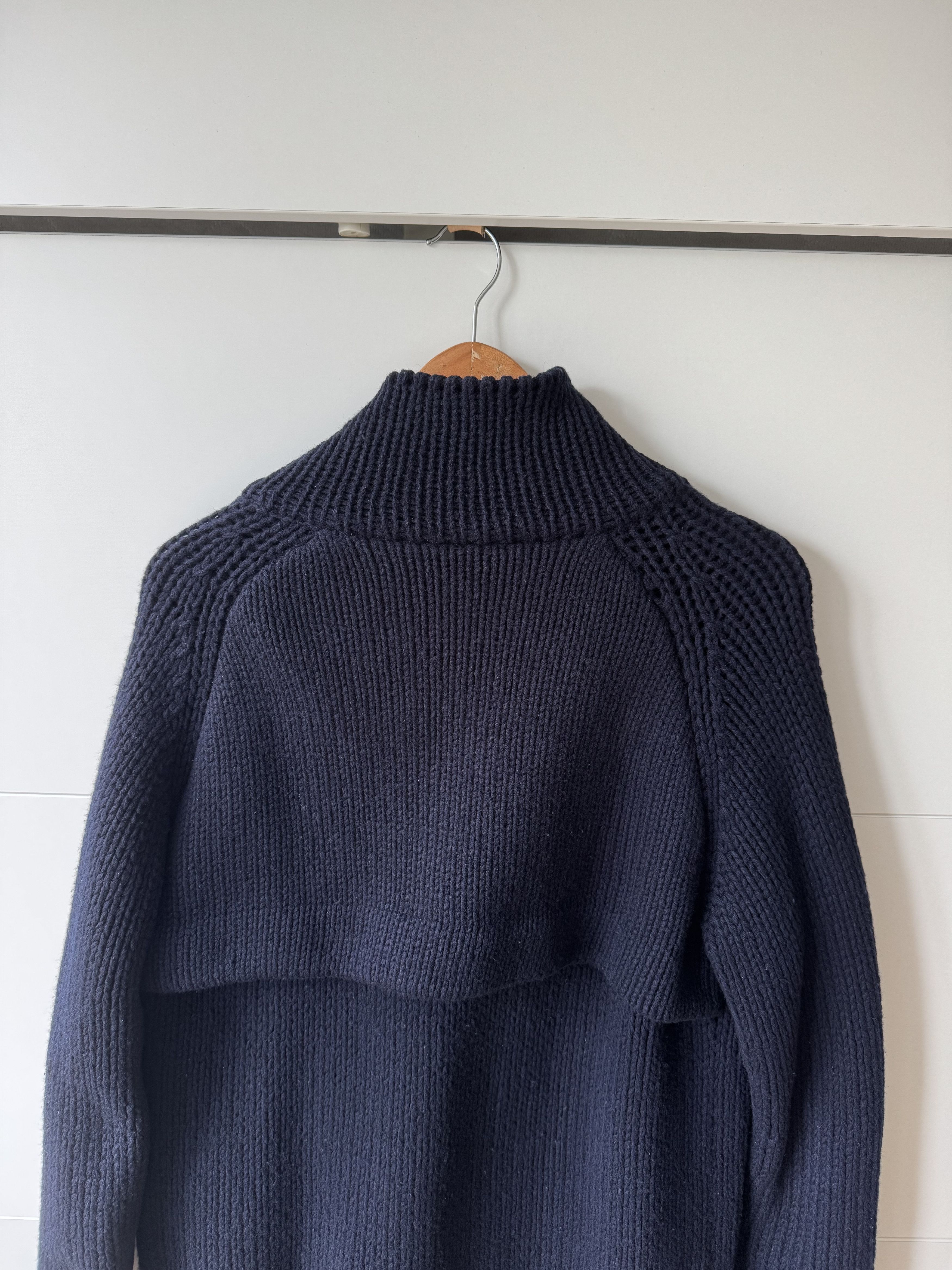 Acne Studios [S] Byron SH Wool Trench in Navy (AW14) Size US S / EU 44-46 / 1 - 4 Thumbnail