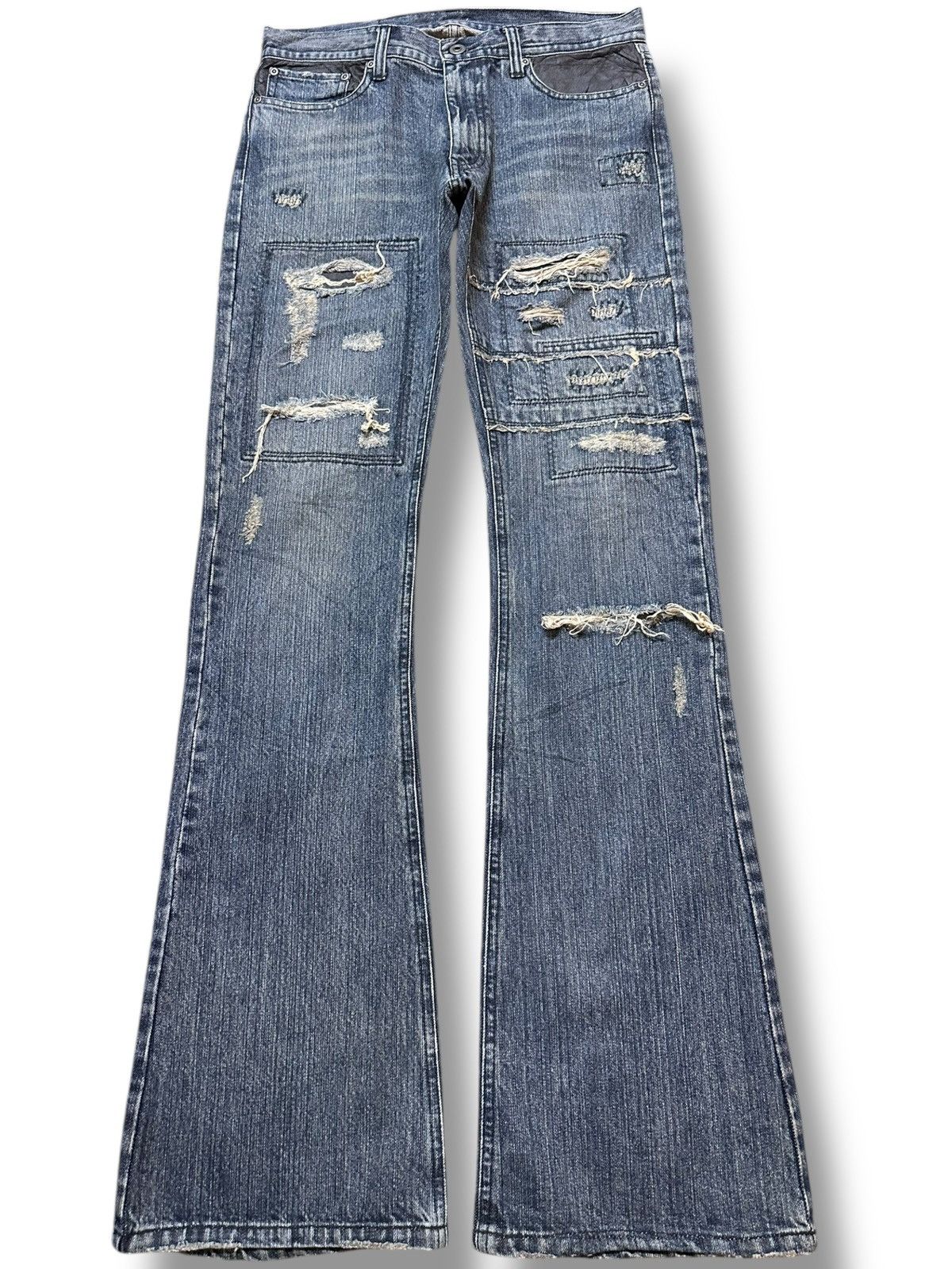 14th Addiction Vintage Difference By Rupert Edge Flare Bootcut Denim Size US 31 - 1 Thumbnail