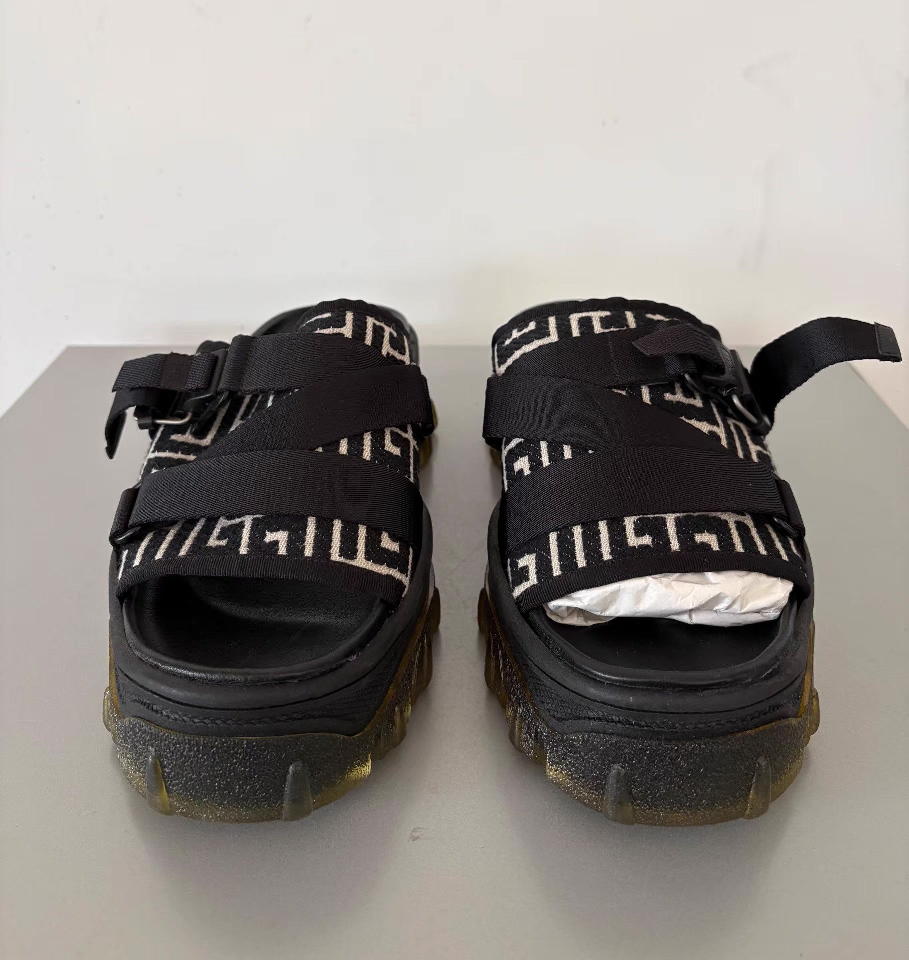 Balenciaga Balmain Men's Platform Sandals Ｑ21 Size US 8 / EU 41 - 4 Thumbnail