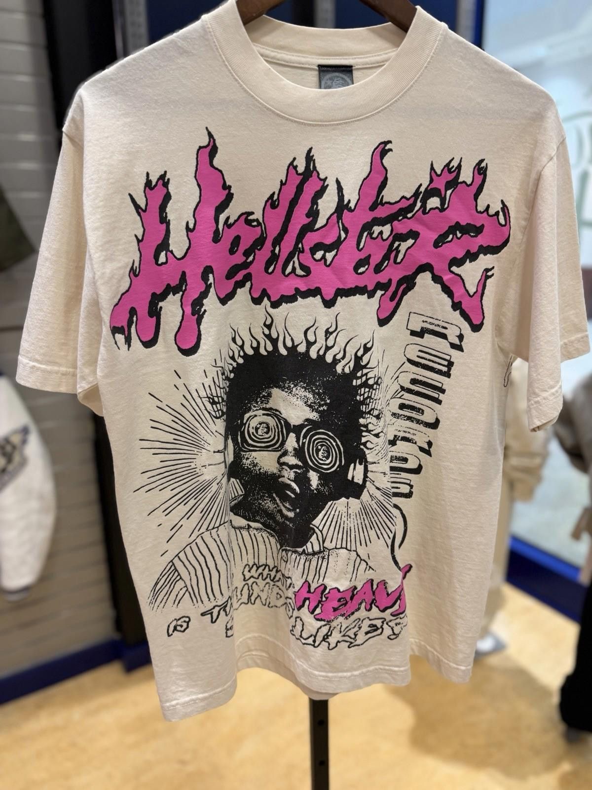 HELLSTAR Hellstar Men's Pink White T-Shirt Size (Small) Authentic Size US S / EU 44-46 / 1 - 3 Thumbnail