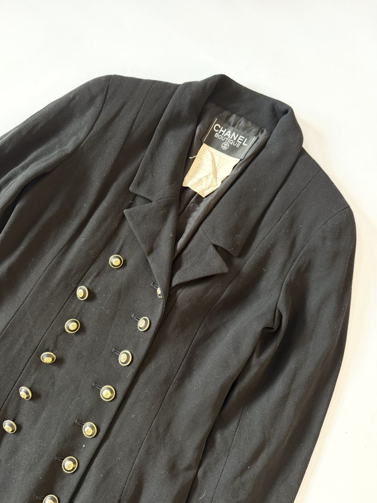 Chanel Chanel Boutique Coco Button Double-Breasted Long Jacket Size XS / US 0-2 / IT 36-38 - 3 Thumbnail