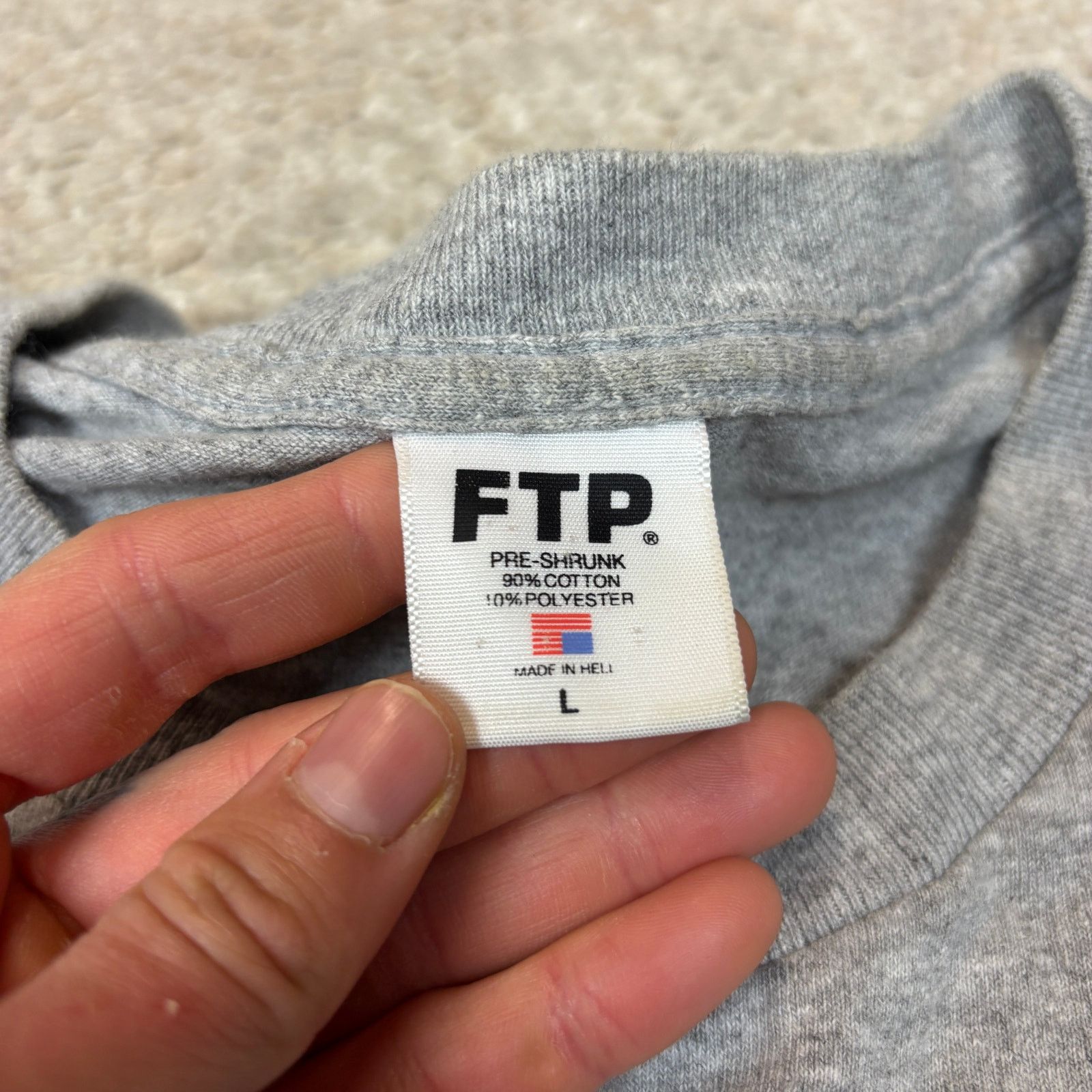 Fuck The Population FTP Get Fucked T Shirt Men's Large Streetwear Size US L / EU 52-54 / 3 - 6 Thumbnail