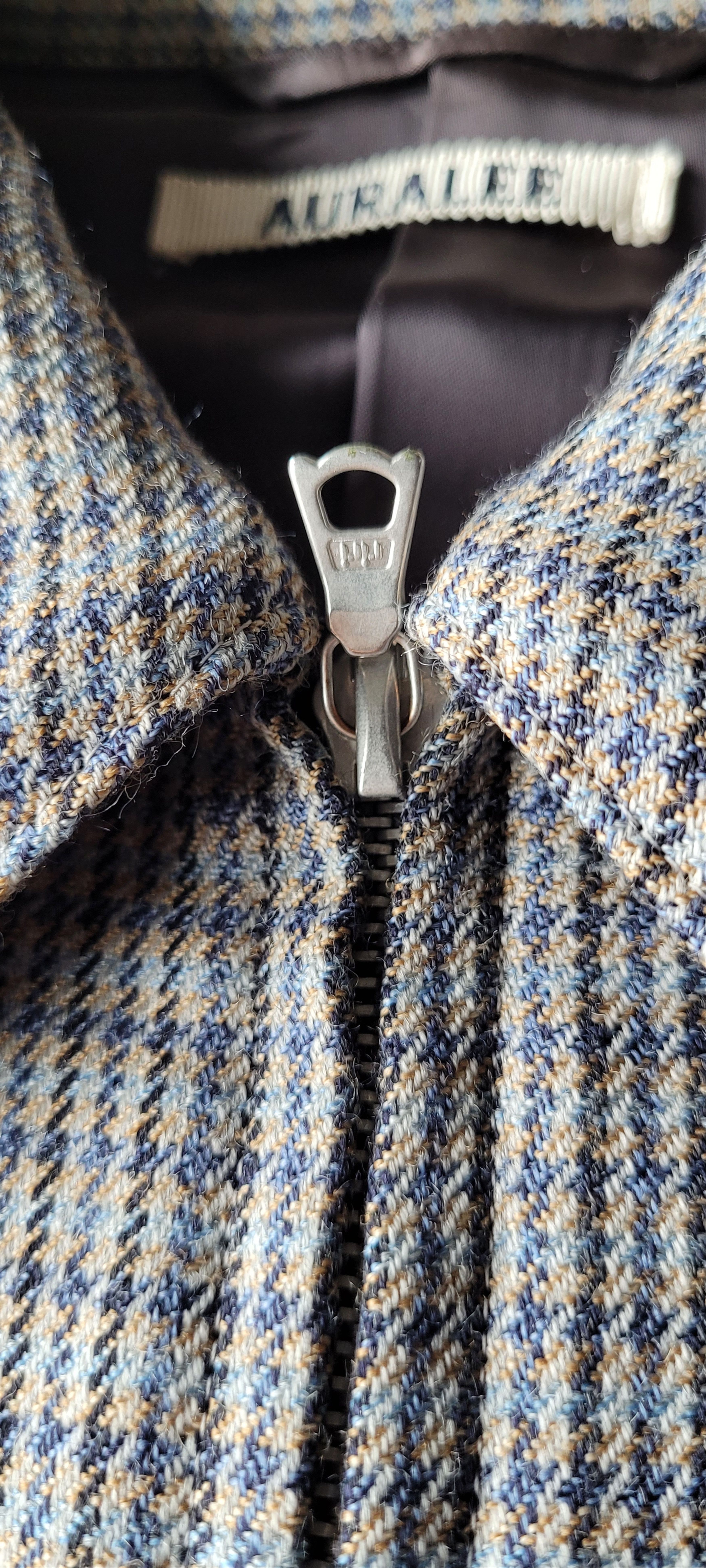 Auralee Double Face Check Zip Blouson Size US S / EU 44-46 / 1 - 3 Thumbnail