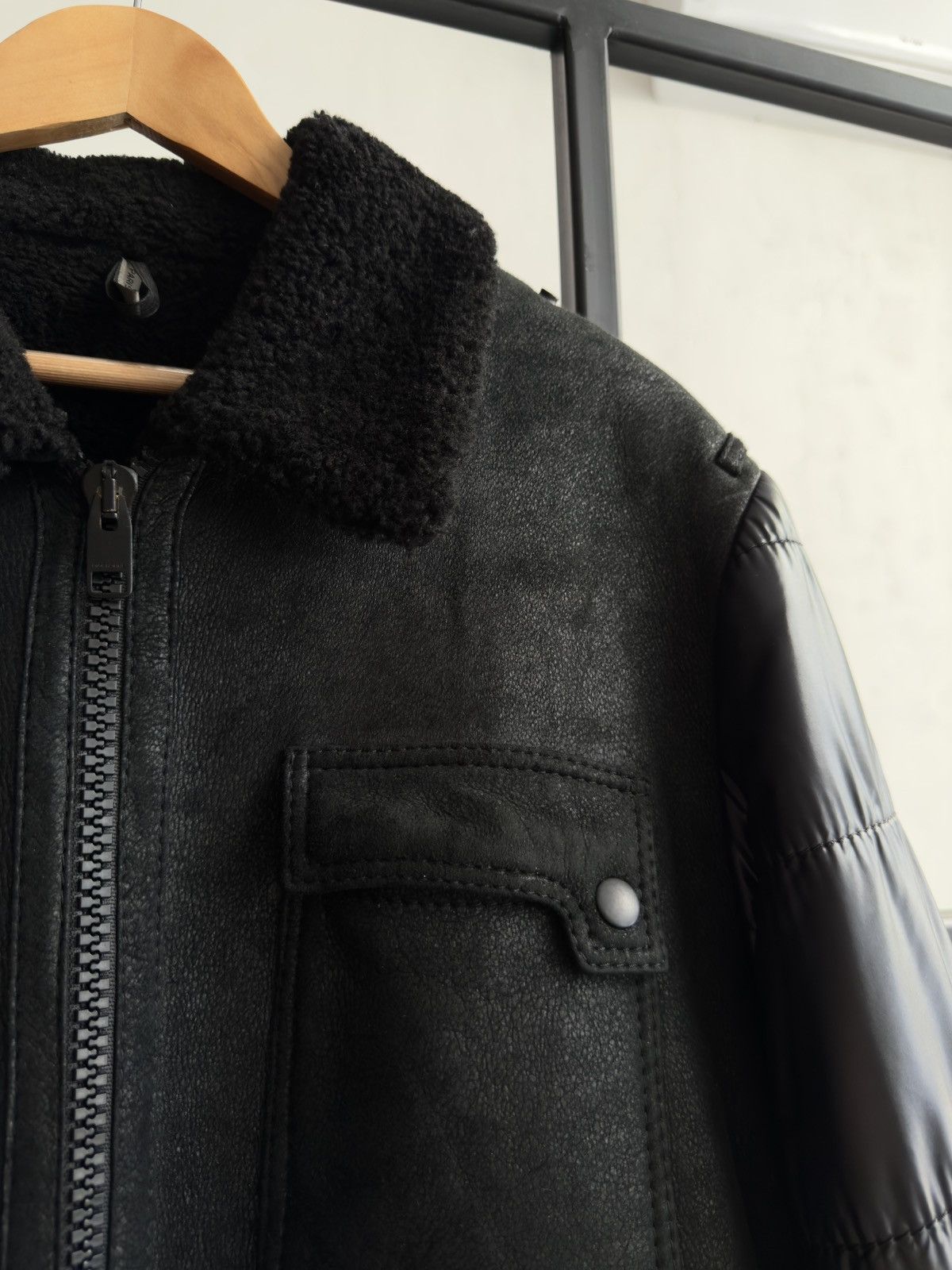 Dior Dior Leather Shearling Jacket FW07 Navigate Hedi Slimane Size US L / EU 52-54 / 3 - 9 Thumbnail