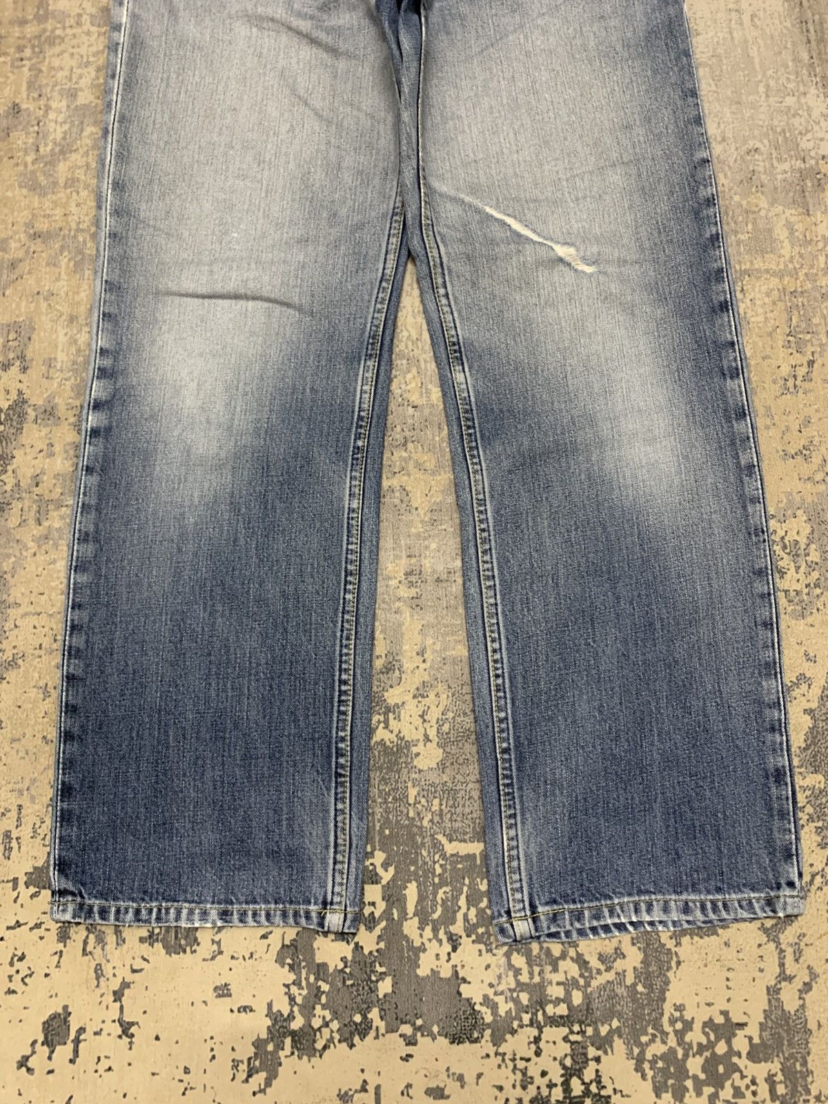 Levi's Levi's 502 Baggy Blue Wash Distressed Jeans W32x30 Size US 32 / EU 48 - 5 Thumbnail