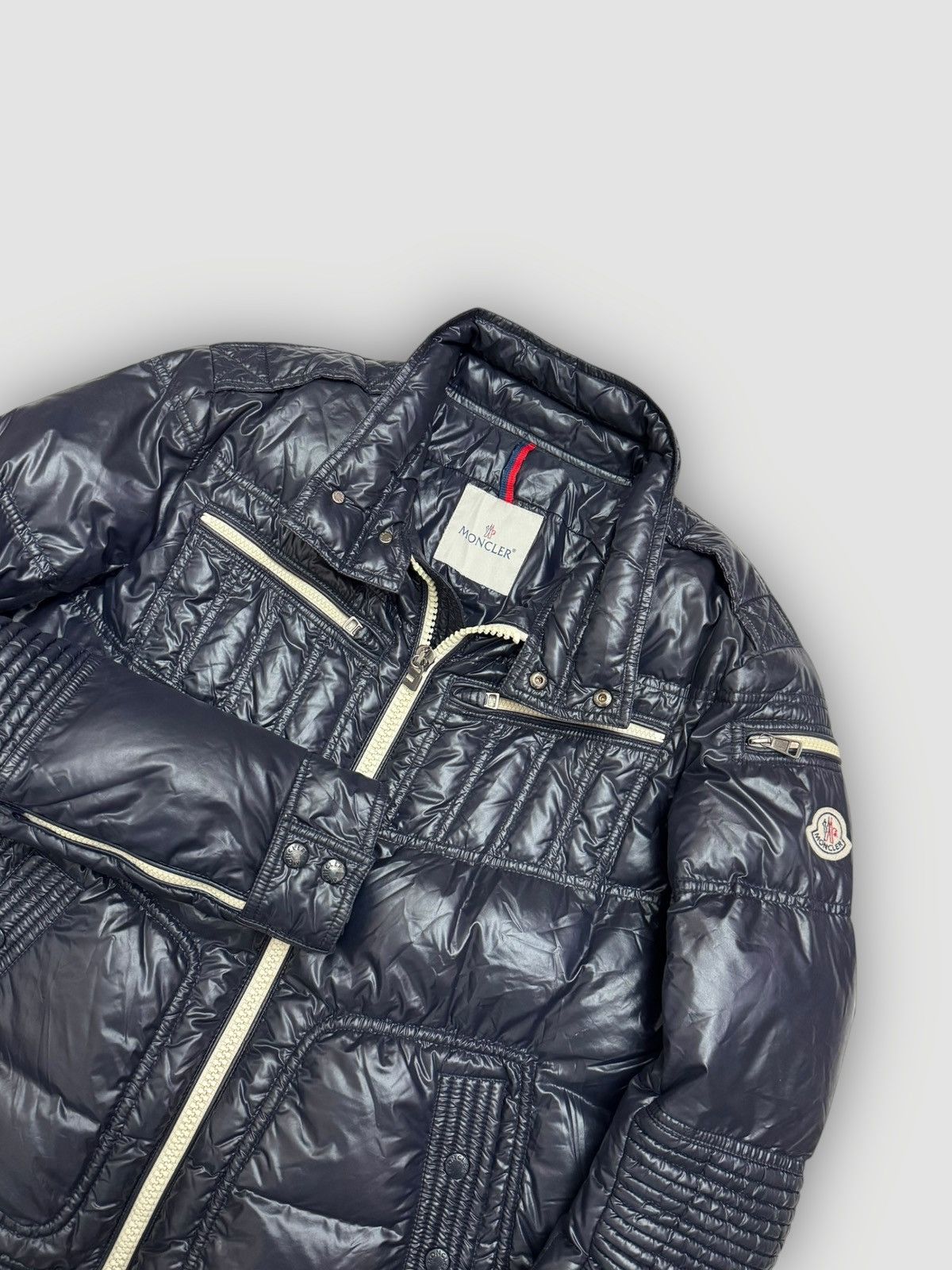 Moncler BERRIAT Biker jacket Size US XXL / EU 58 / 5 - 3 Thumbnail
