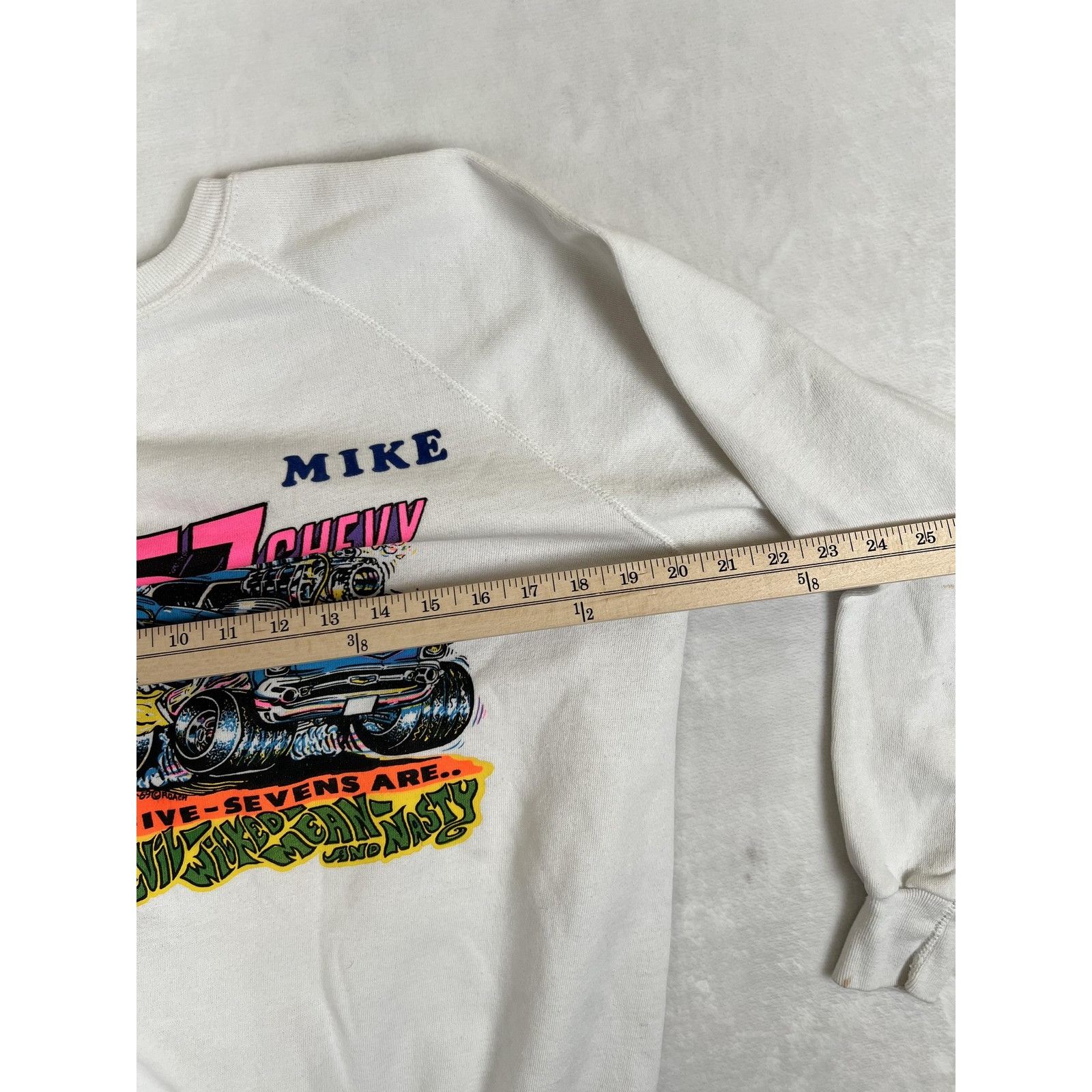 Jerzees Vintage 57 Bel Air Hot Rod Sweatshirt SIze Medium Evil Wicke Size US M / EU 48-50 / 2 - 6 Thumbnail